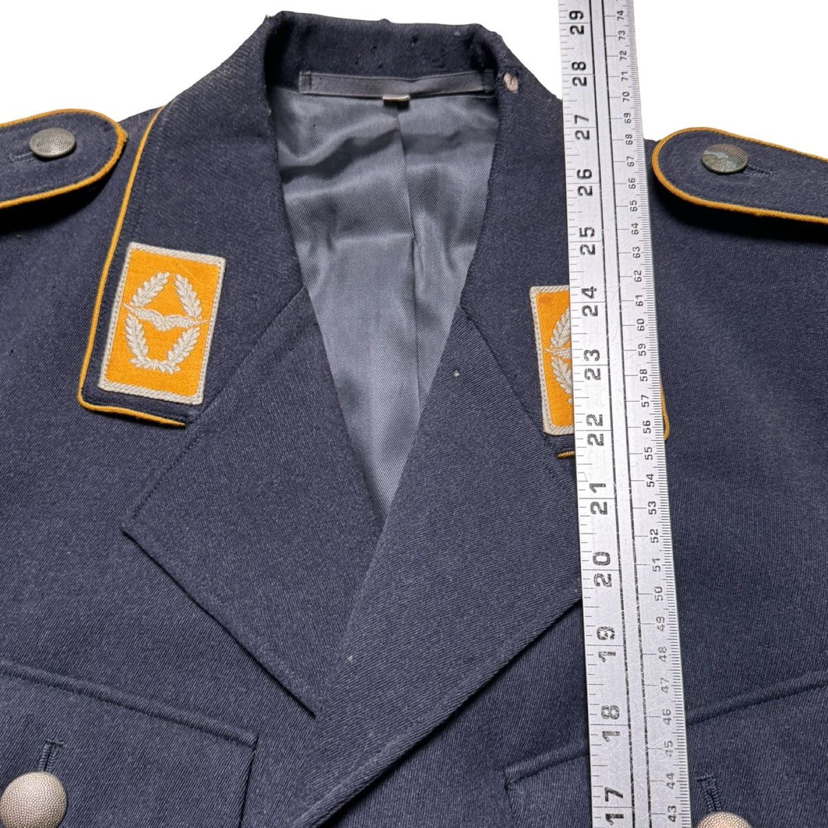Vintage West German Bundeswehr Luftwaffe Air Force Uniform Jacket 65 Size US L / EU 52-54 / 3 - 6 Thumbnail