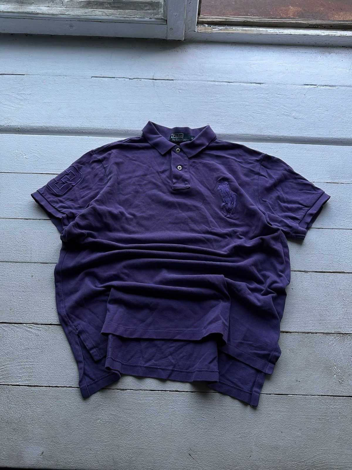 Ralph Lauren ❗️Vintage POLO Shirt Polo Ralph Lauren #3 USA Chief Keef styl Size US L / EU 52-54 / 3 - 1 Thumbnail