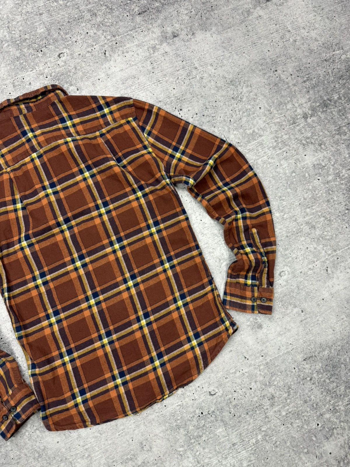 Designer × Vintage Vintage Y2K Plaid Flannel Checkered Shirt Travis Scott Style Size US XS / EU 42 / 0 - 15 Thumbnail