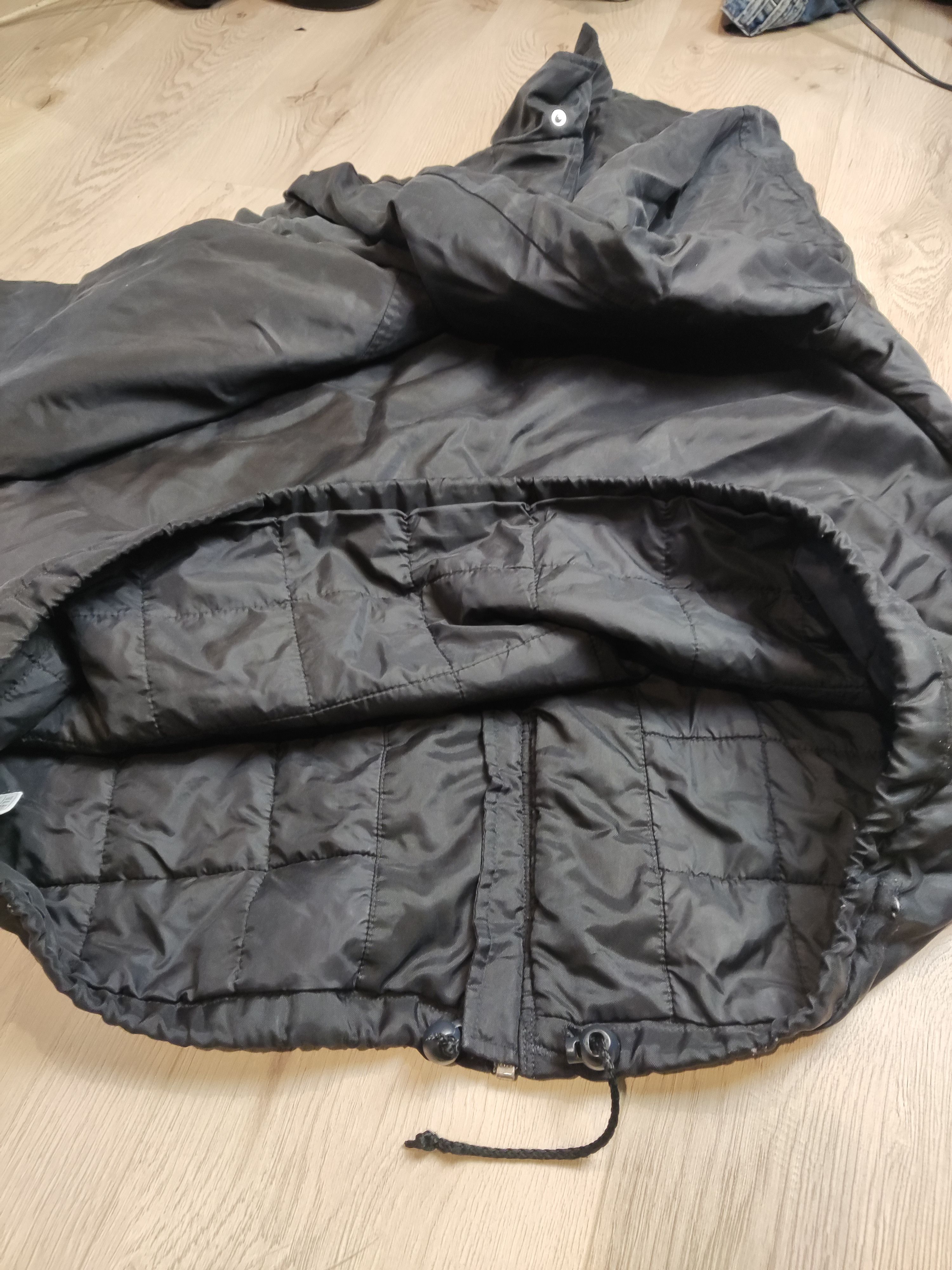 Japanese Brand × Nike Vintage NIKE 90s oversized distressed swoosh logo bomber zip Size US L / EU 52-54 / 3 - 14 Thumbnail