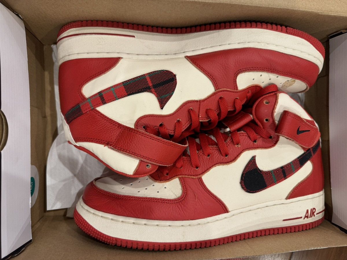 Nike Air Force 1 Mid ‘07 LX Tartan Plaid Size US 12 / EU 45 - 1 Thumbnail