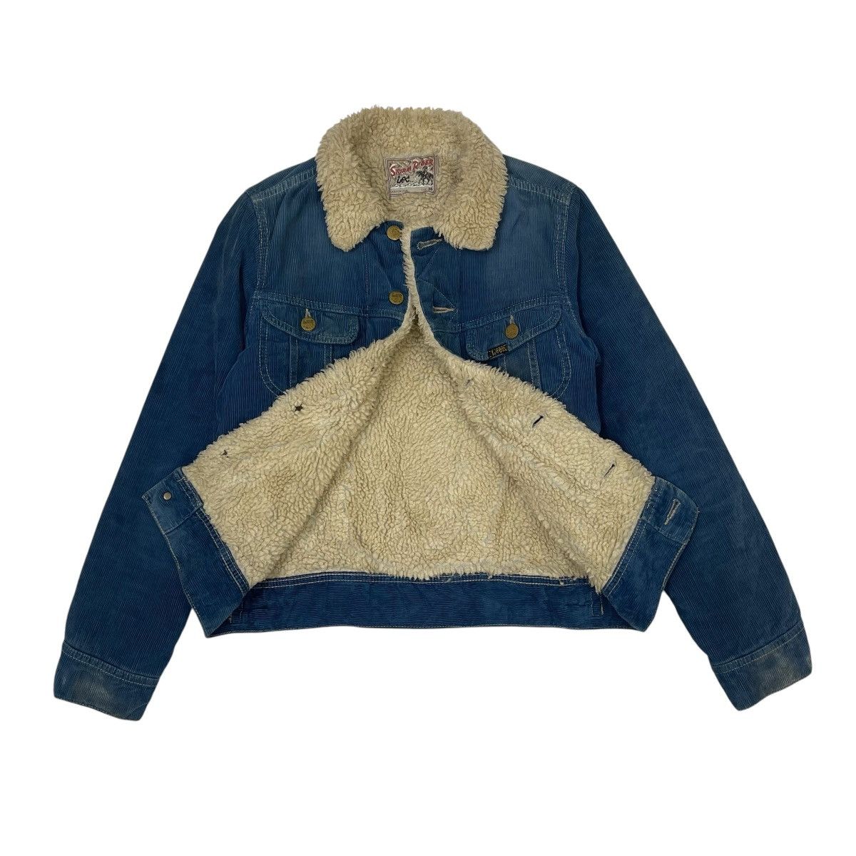 Lee ⚡️Vintage Lee Storm Rider Shearling Jacket Size US XS / EU 42 / 0 - 4 Thumbnail