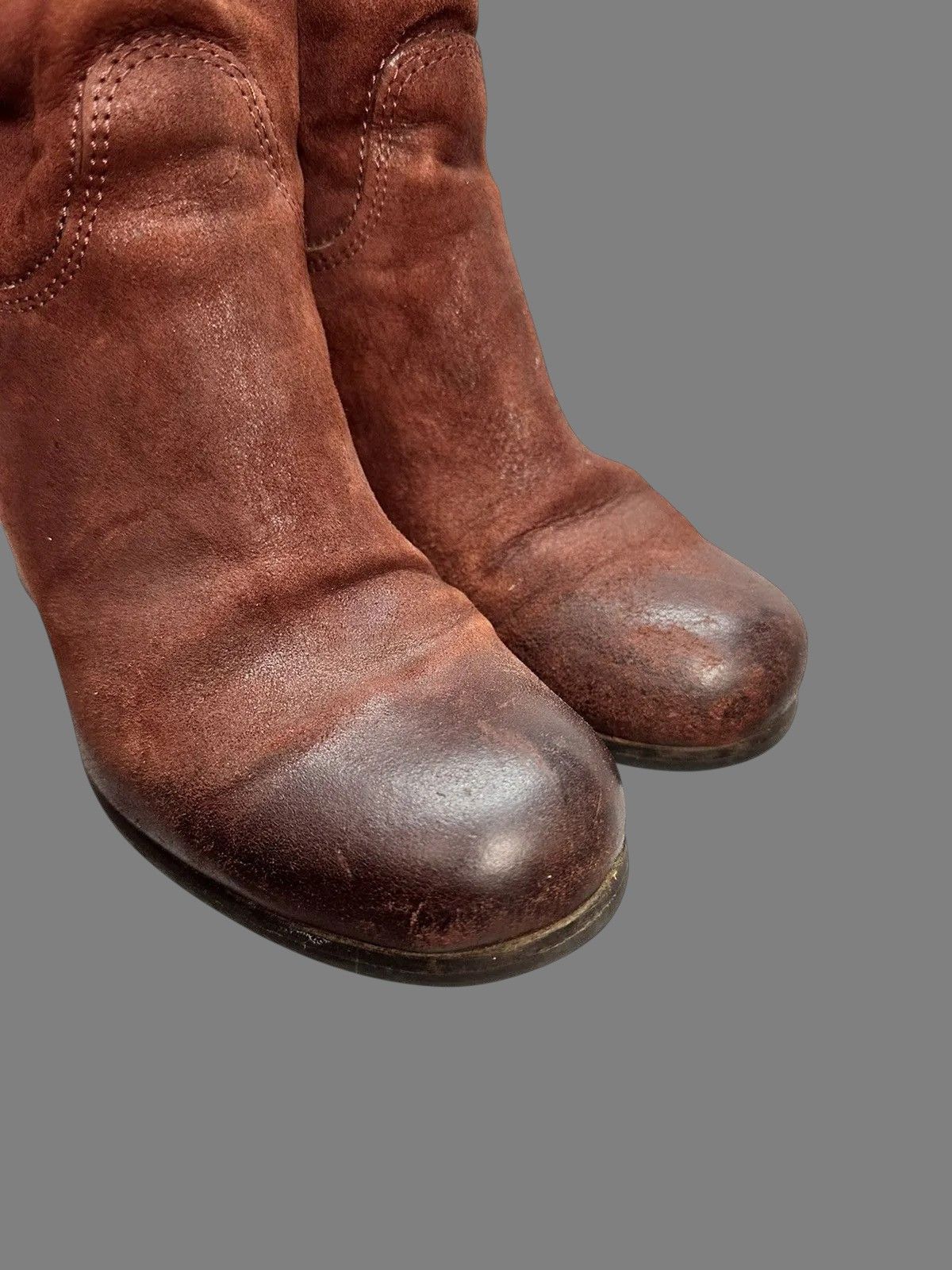 A.S.98 Rare Leather Boots Japan LGB Hight Vintage Rick owens style Size US 7 / IT 37 - 13 Thumbnail