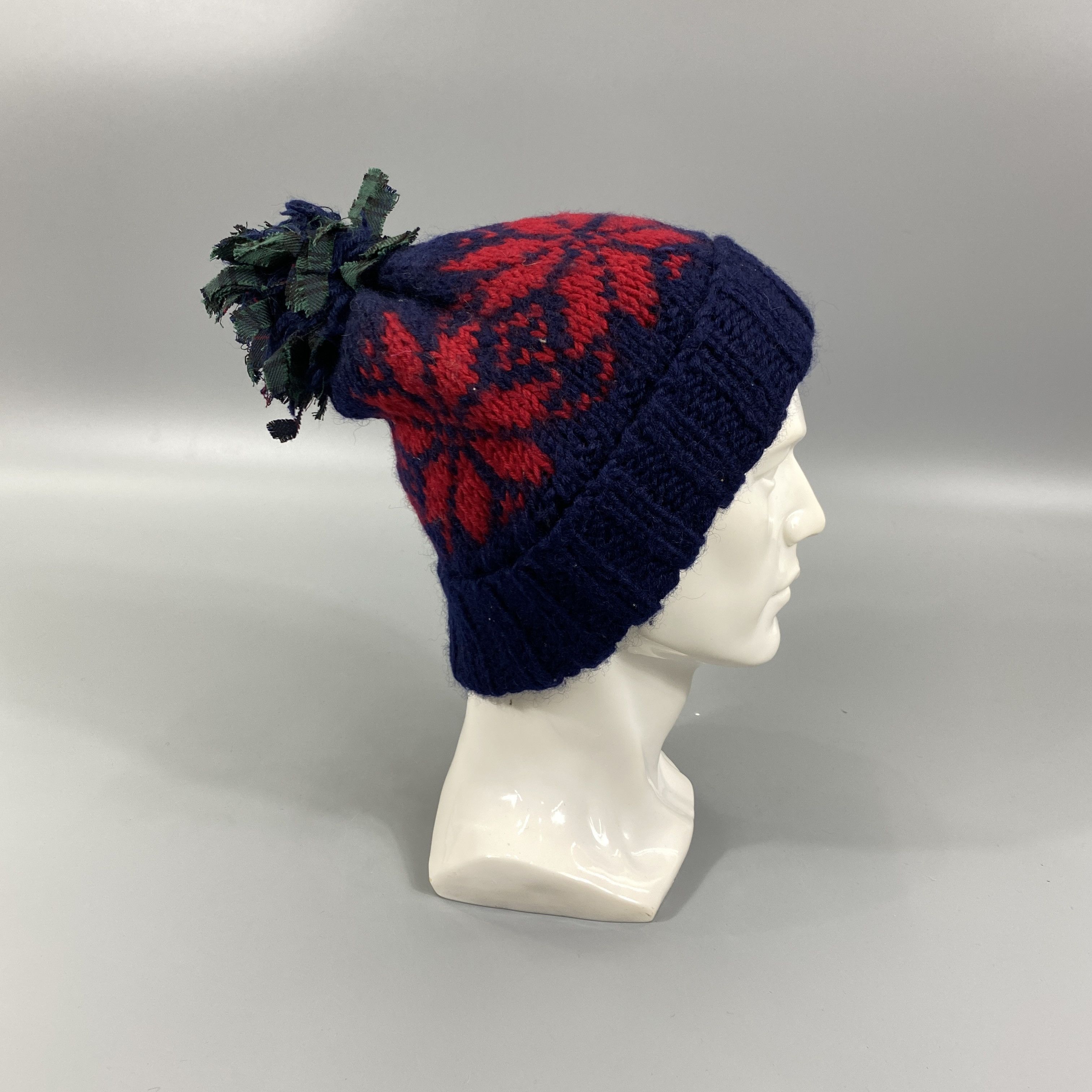 Japanese Brand Candy Stripper Knitted Beanie Hats -BN905 Size ONE SIZE - 2 Thumbnail
