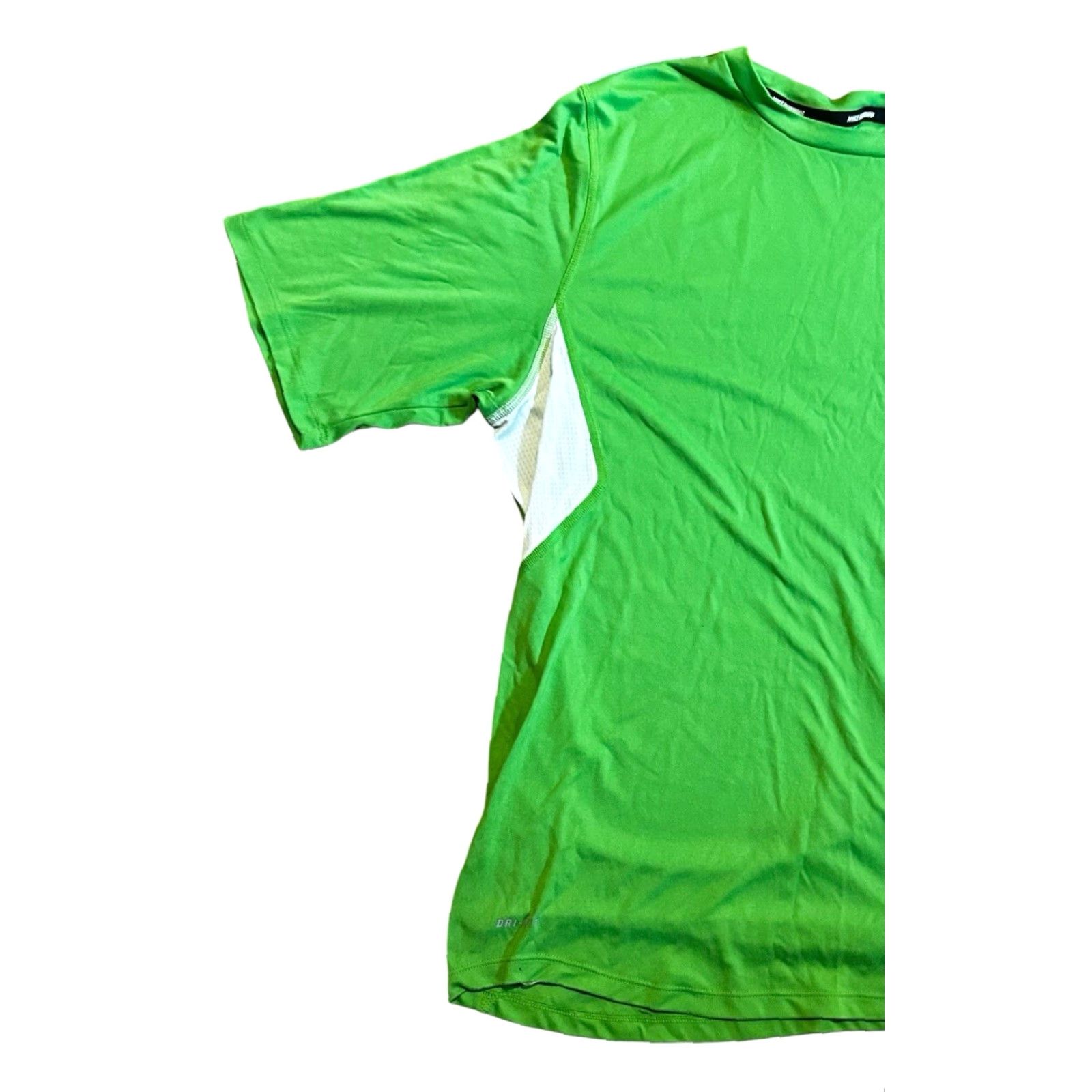 Nike Nike Dri Fit Athletic T Shirt Mens Green Short Sleeve Crew Neck Running Medium Size US M / EU 48-50 / 2 - 3 Thumbnail