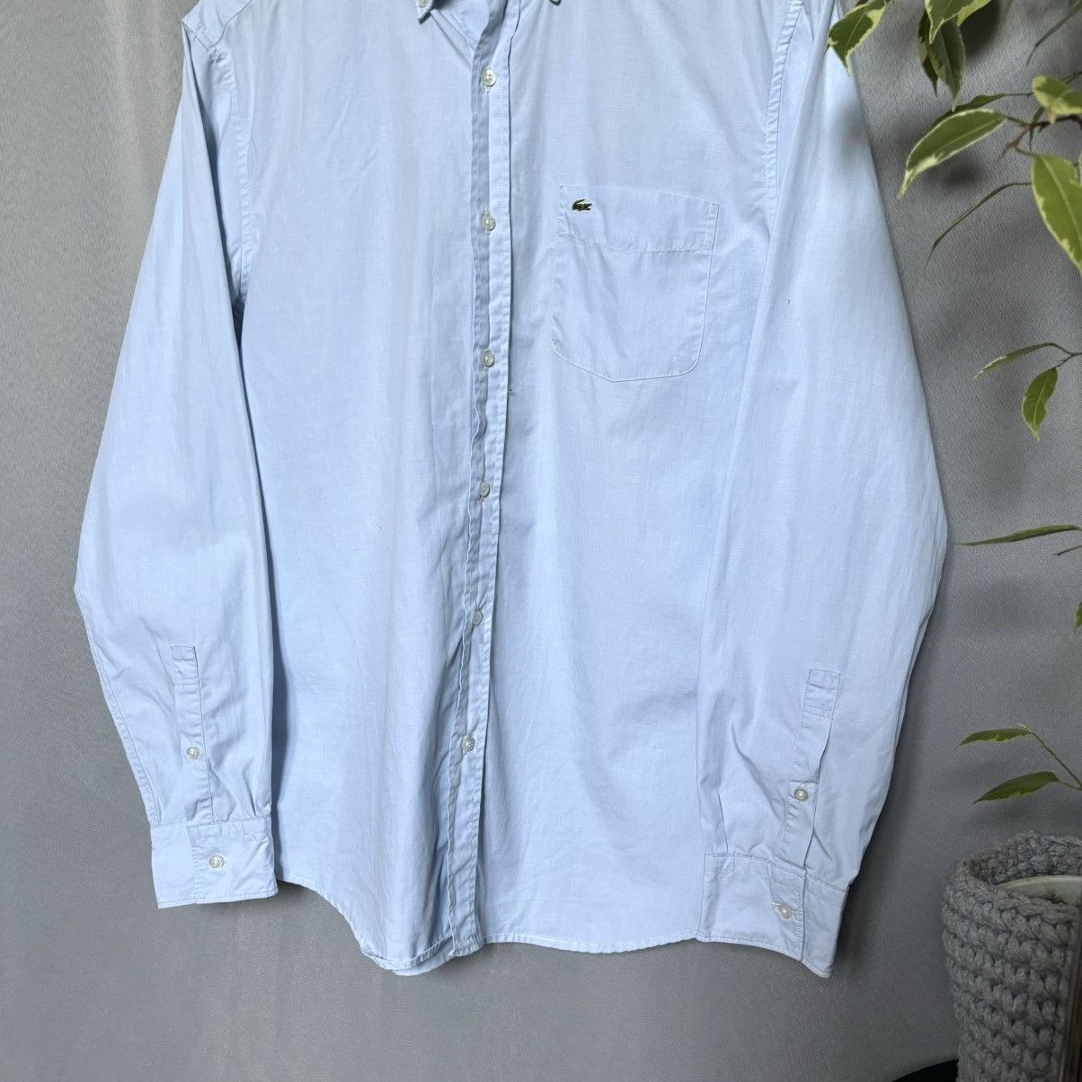Lacoste Lacoste shirt button up blue small basic casual streetwear Size US S / EU 44-46 / 1 - 2 Thumbnail