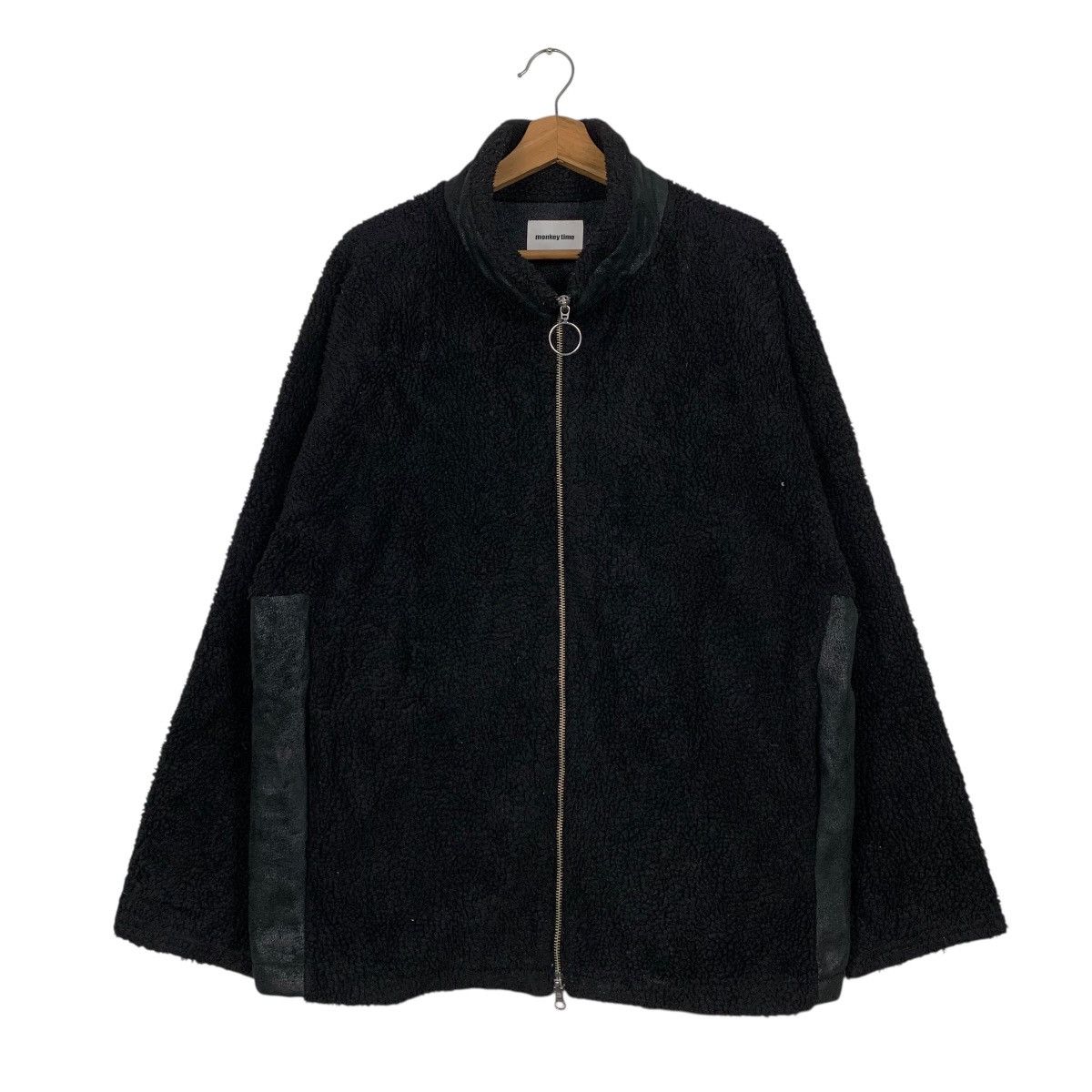 Monkey Time Deep Pile Zipper Jacket