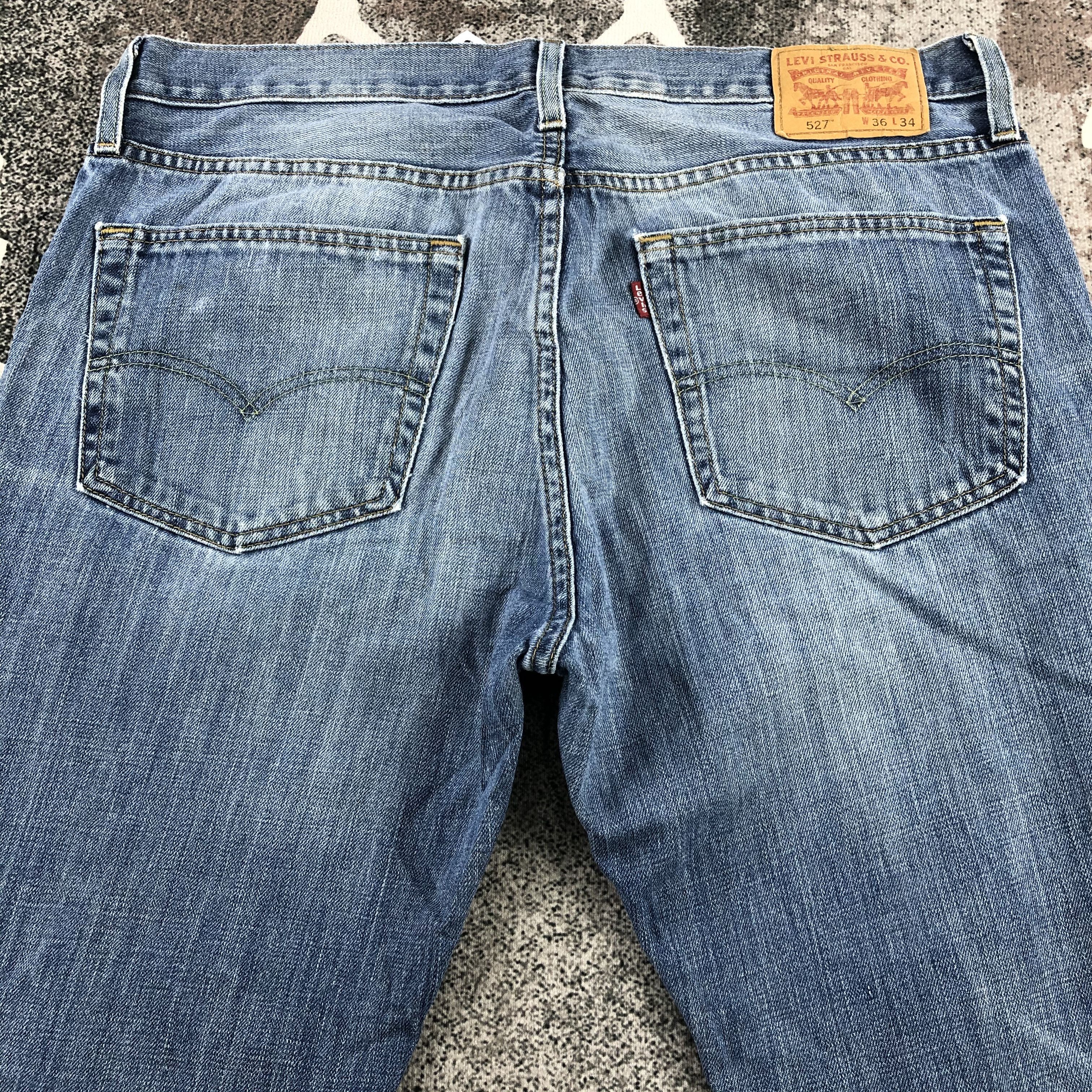 Levi's Vintage Levis 527 Jeans Distress Flare Denim KJ999 Size US 36 / EU 52 - 4 Thumbnail
