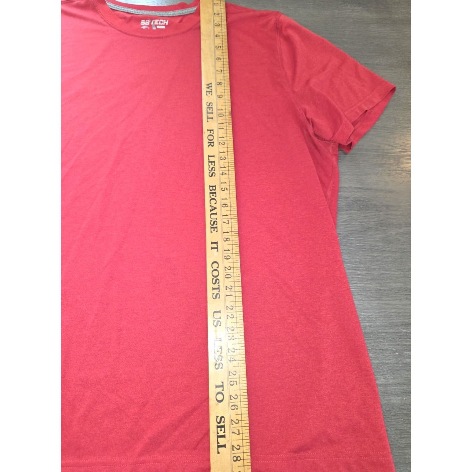 FRED Men's 2XL SB Tech T-Shirt Red Gray Short Sleeve Tees Wicking Classic I Size US XXL / EU 58 / 5 - 3 Thumbnail