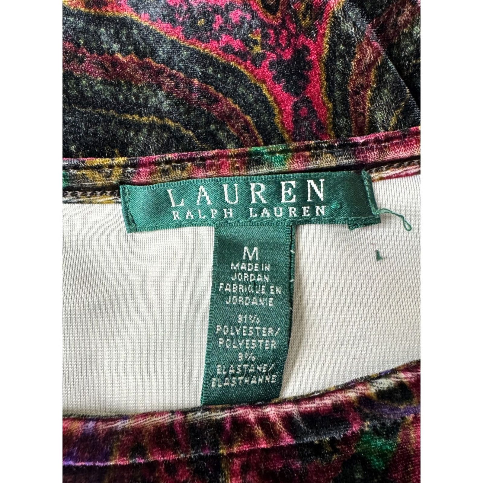 Ralph Lauren Ralph Lauren womens velour sweater jumper pullover Size M Multicoloured Size M / US 6-8 / IT 42-44 - 6 Thumbnail