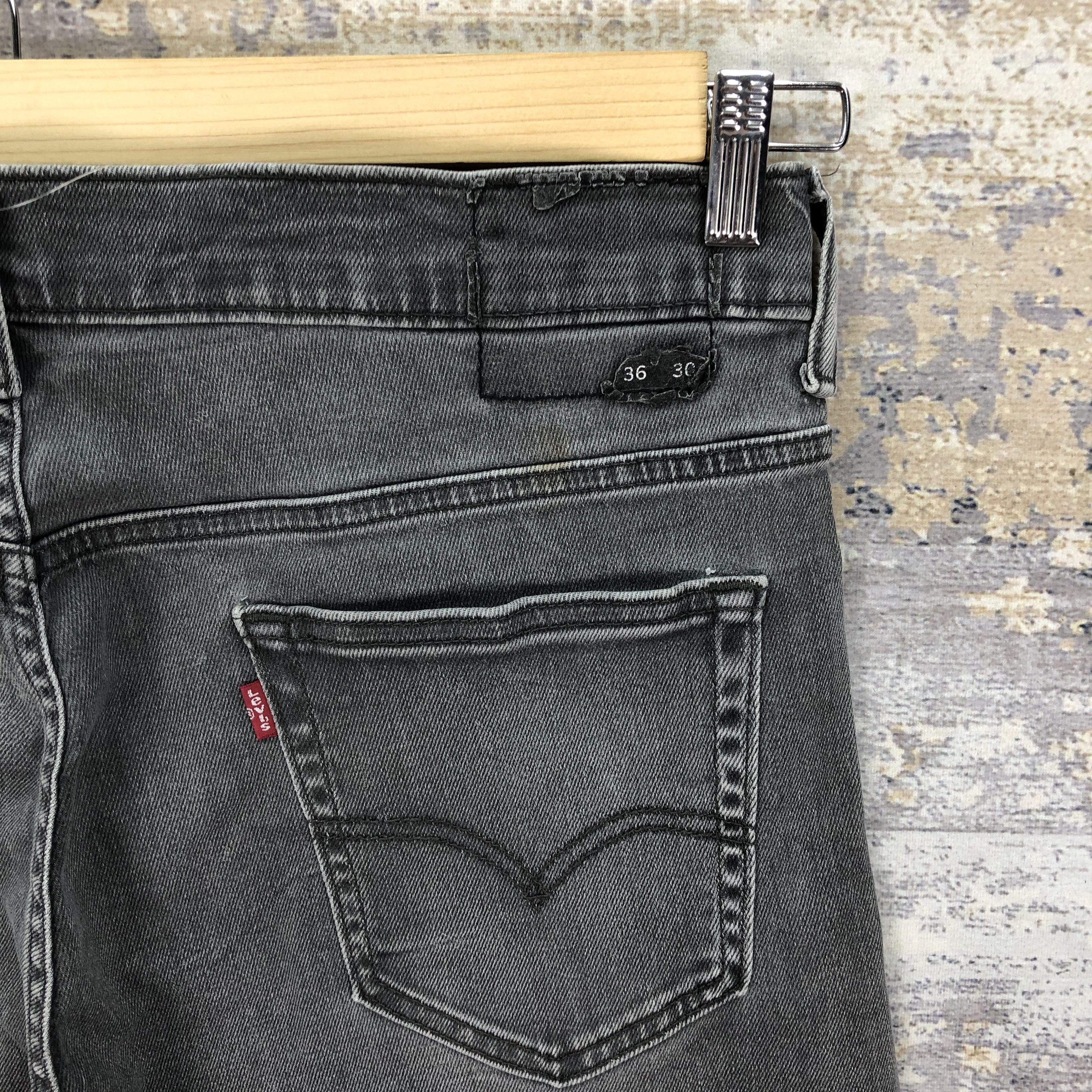 Levi's Vintage Y2K Levis 569 Baggy Denim Levi's Super Black Jeans Size US 36 / EU 52 - 5 Thumbnail