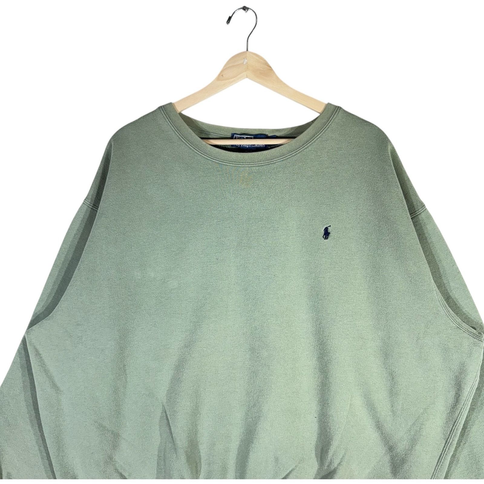 Polo Ralph Lauren Vintage Polo Ralph Lauren Embroidered Logo Crewneck 90s XL Size US XL / EU 56 / 4 - 2 Thumbnail
