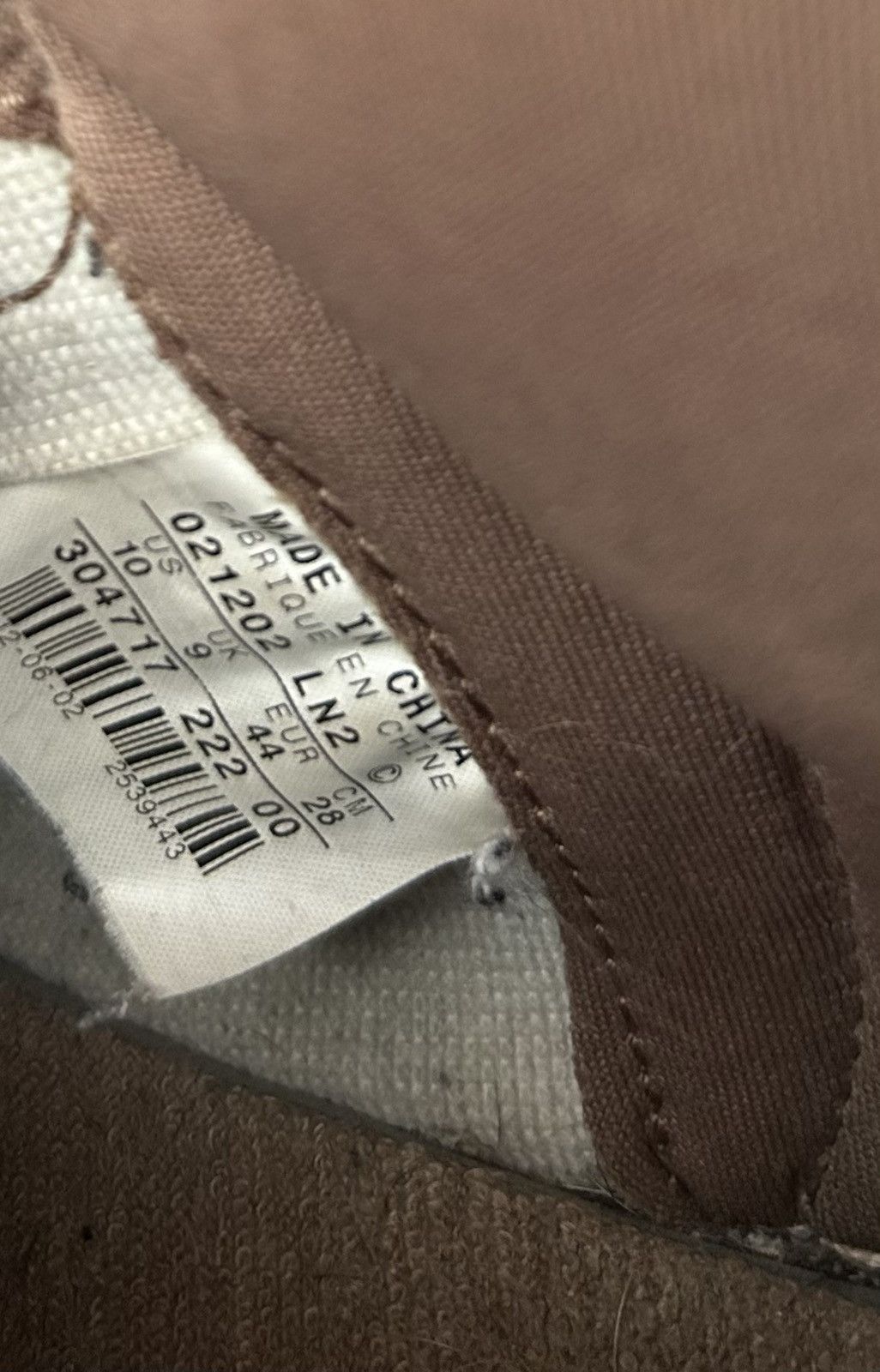 Vintage 2003 Nike Dunk High “UNSTUSSY” Hay Maple Taupe