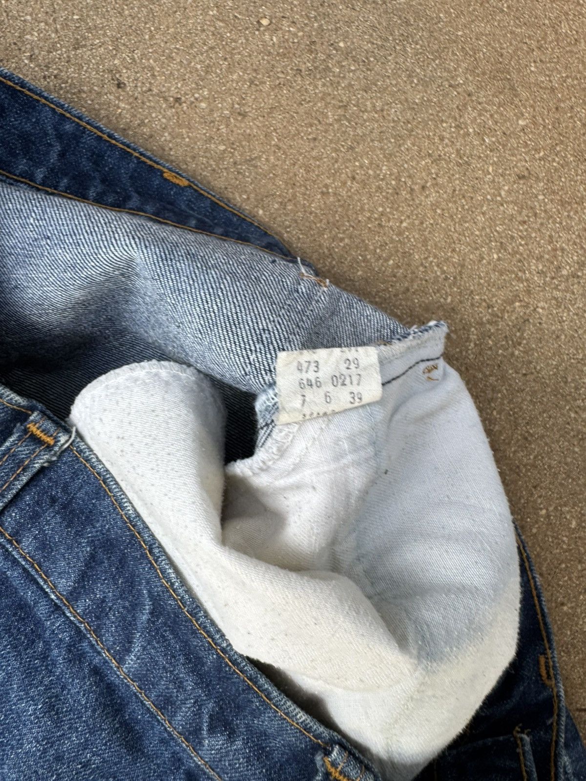 Levi's × Vintage Vtg 70’s Levi’s 646 Orange Tab Bellbottom Flare Jeans 36x29 Size US 36 / EU 52 - 6 Thumbnail
