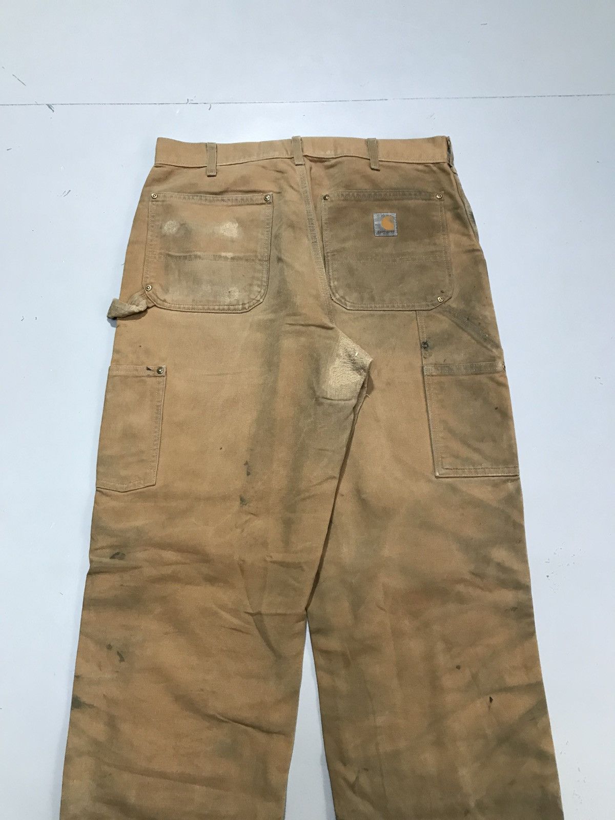 Carhartt Vintage carhartt B01 BRN dusty double knee workwear Size US 34 / EU 50 - 11 Thumbnail