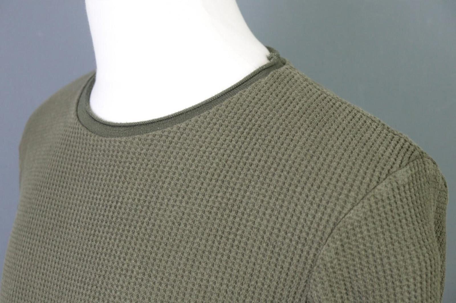 Z Zegna Z Zegna Khaki Waffle Knit Sweater Size US M / EU 48-50 / 2 - 8 Thumbnail