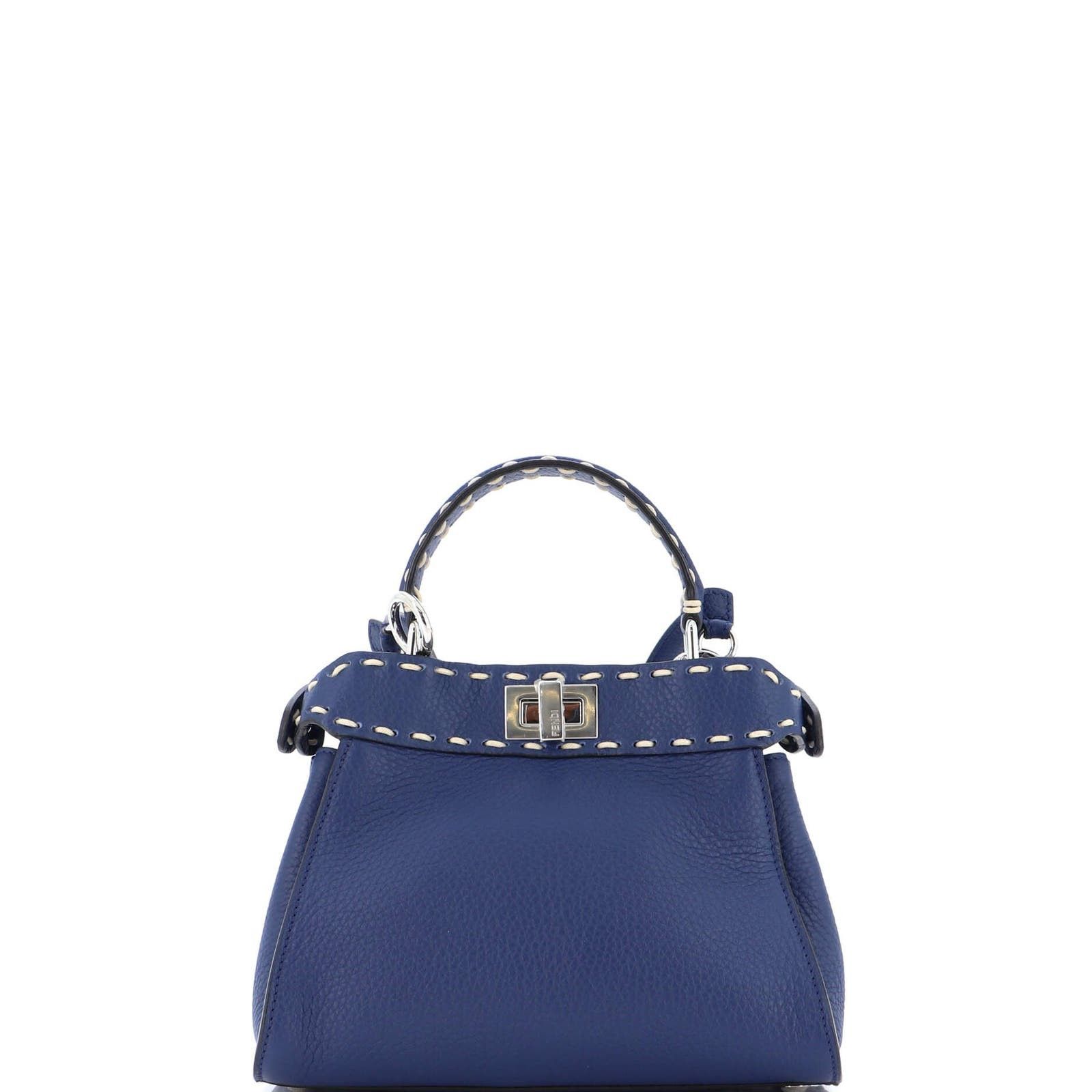 Fendi Iconic Selleria Peekaboo Bag Leather Mini Size ONE SIZE - 3 Thumbnail