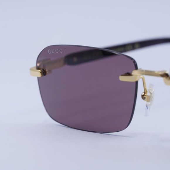 Gucci 🕶️ New Gucci GG1221S 002 Sunglasses - Gold/Havana Frame Size ONE SIZE - 9 Thumbnail