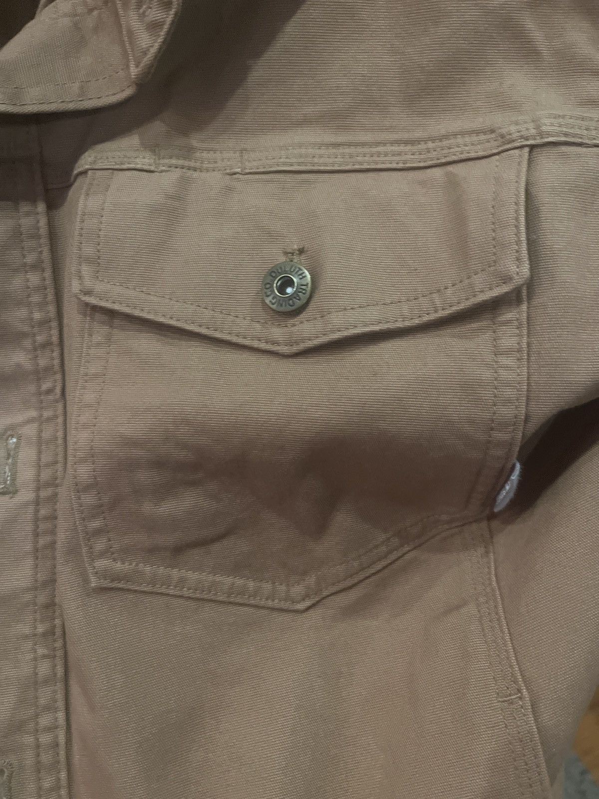 Duluth Trading Company Men’s Duluth Trading Beige Trucker Jacket Size US M / EU 48-50 / 2 - 5 Thumbnail