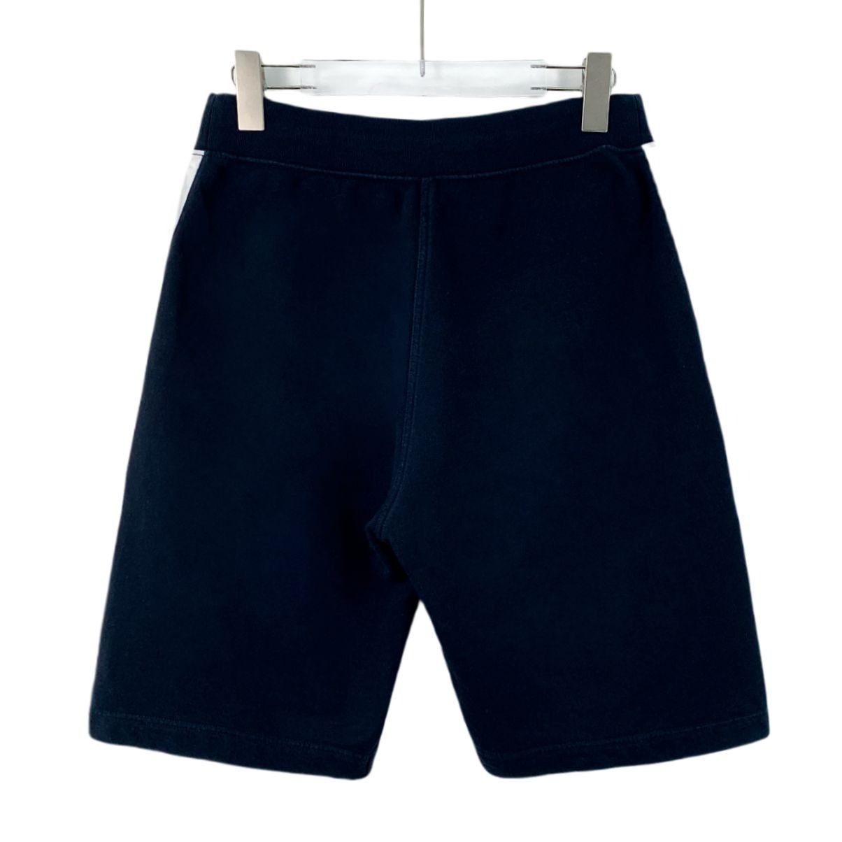 Hermès Navy Blue Cotton Drawstring Casual Shorts S