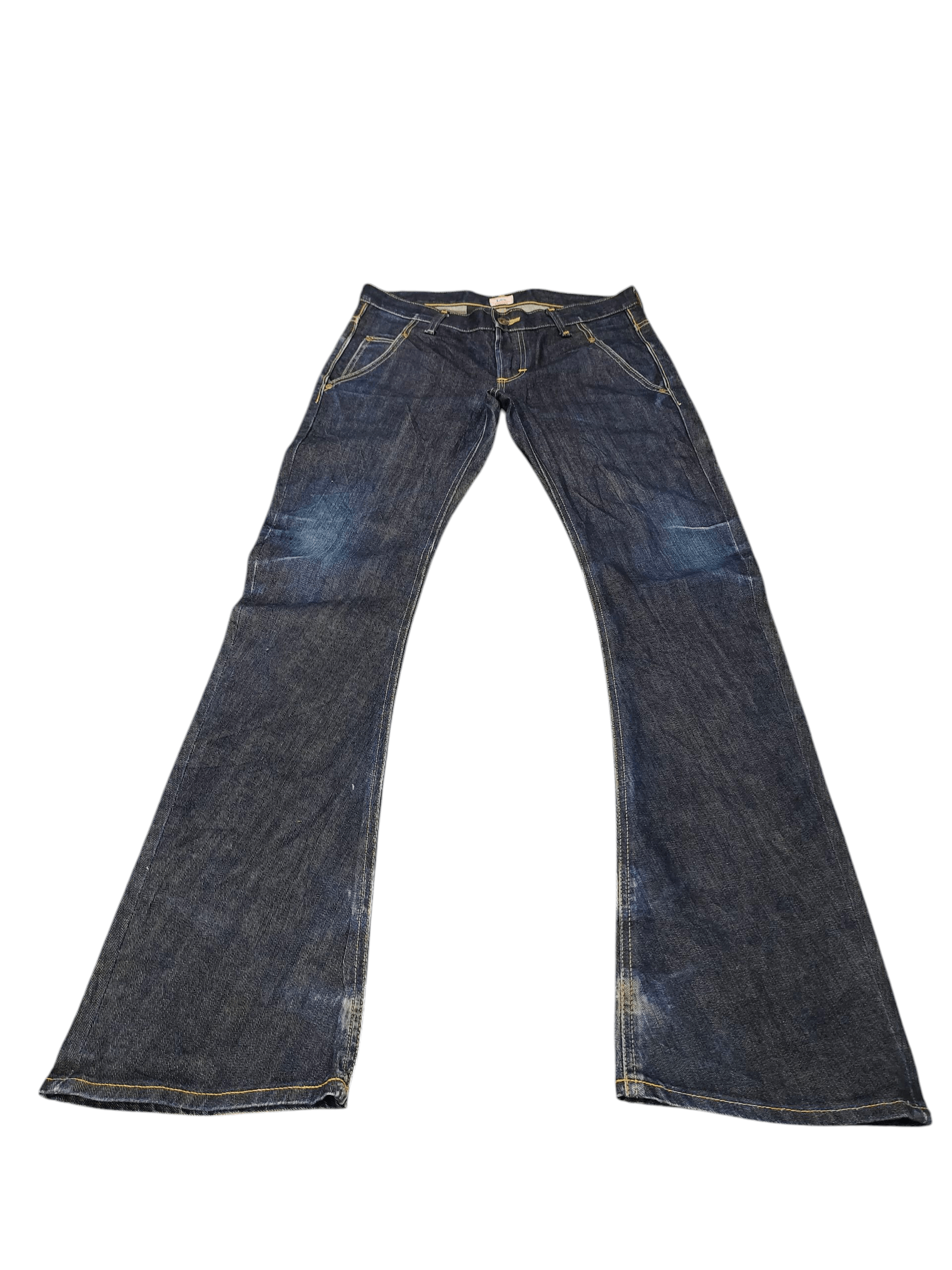 If Six Was Nine Flare Jeans Lee X Akm Japan Denim Bootcut Ifsixwasnine Lgb Size US 31 - 5 Thumbnail