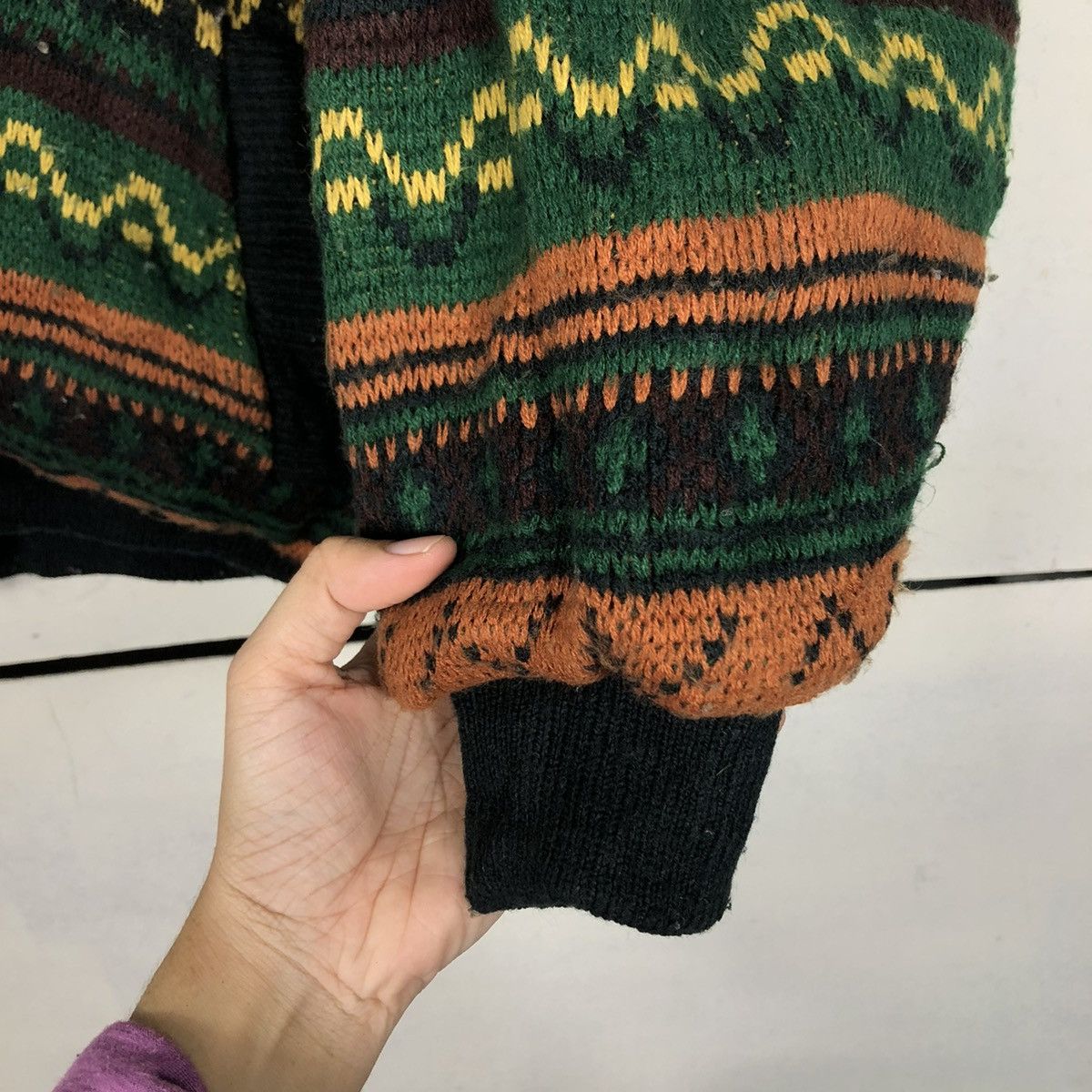 Japanese Brand 🔥VINTAGE BOMBER JACKET INDIAN BOSS NAVAJO NATIVE DESIGN Size US L / EU 52-54 / 3 - 16 Thumbnail