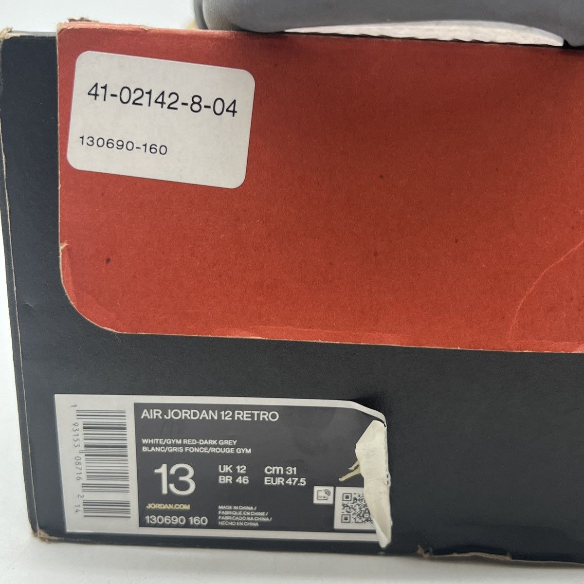 Jordan Brand Air Jordan 12 dark grey Size US 13 / EU 46 - 6 Thumbnail