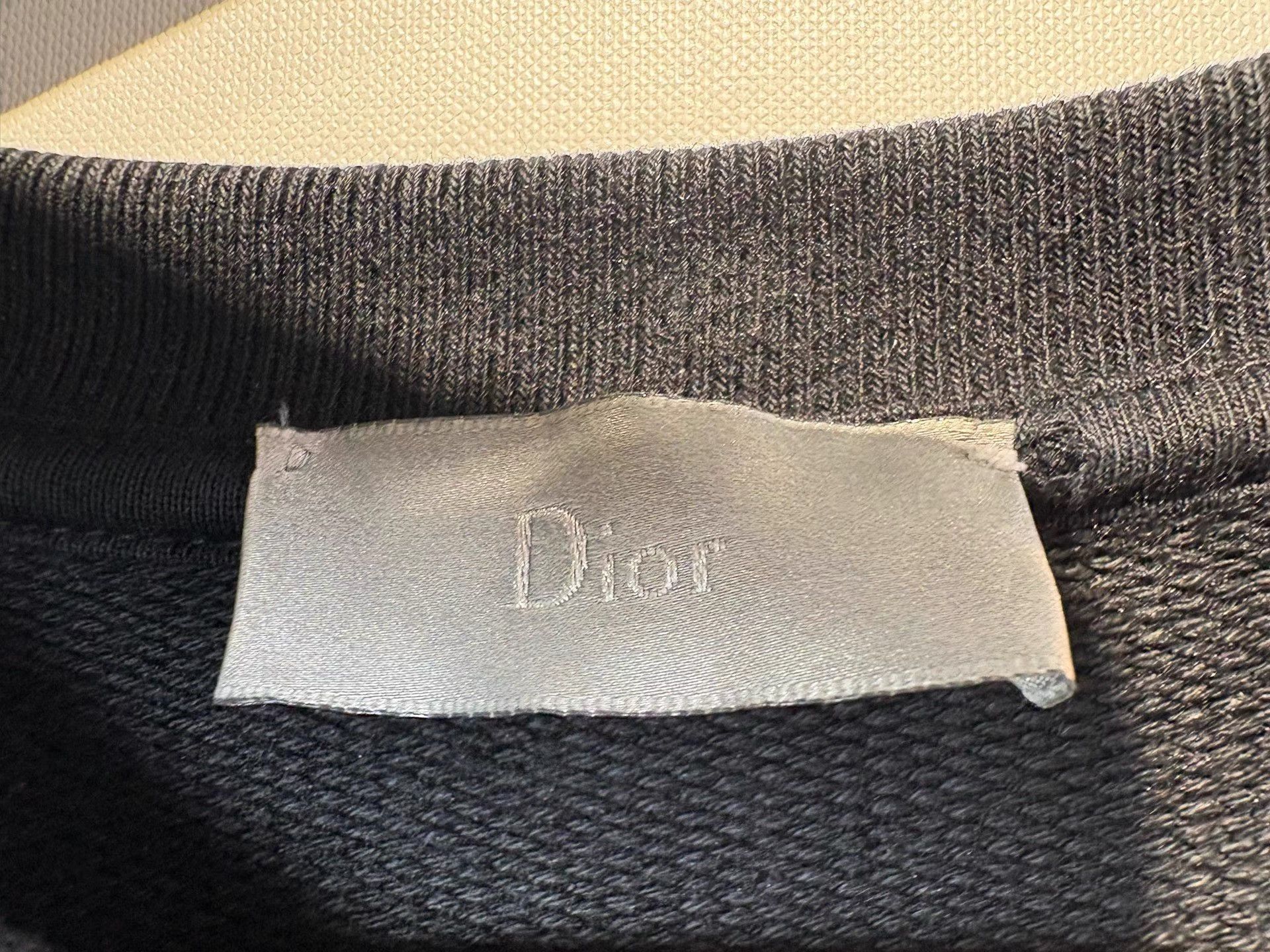 Dior Dior Atelier Logo Black Washed Vintage Crew Sweatshirt K36 Size US M / EU 48-50 / 2 - 3 Thumbnail