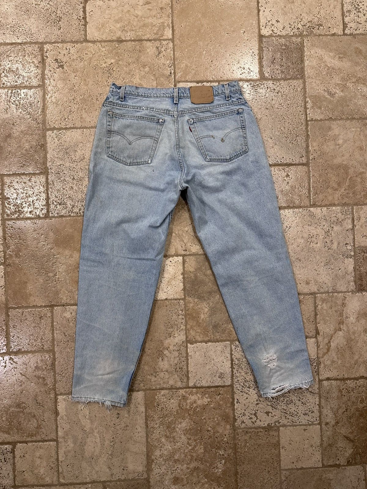Levi's Vintage Levi’s 506 Blue Distressed Thrashed 90’s Denim Jeans Size US 38 / EU 54 - 7 Thumbnail