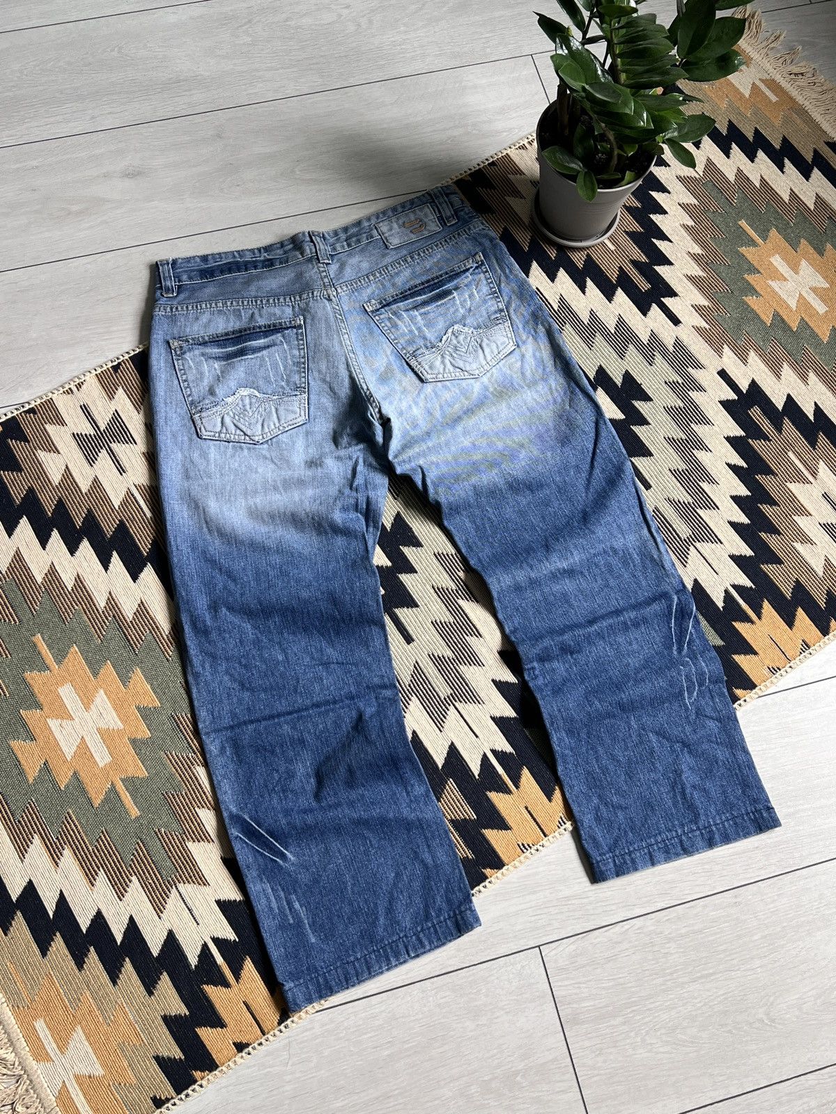 Diesel Diesel Baggy Distressed Denim Y2K Jeans Size US 32 / EU 48 - 4 Thumbnail