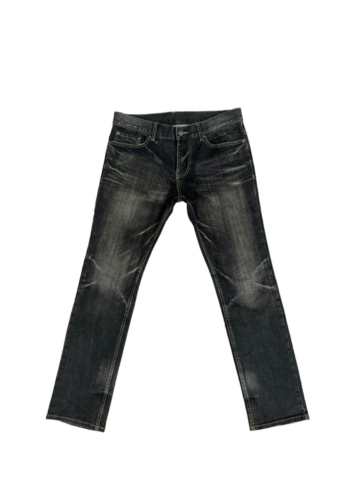 image of Vintage Ppfm Japan Distressed Stretchable Denim Slim Jeans, Men's (Size 31)