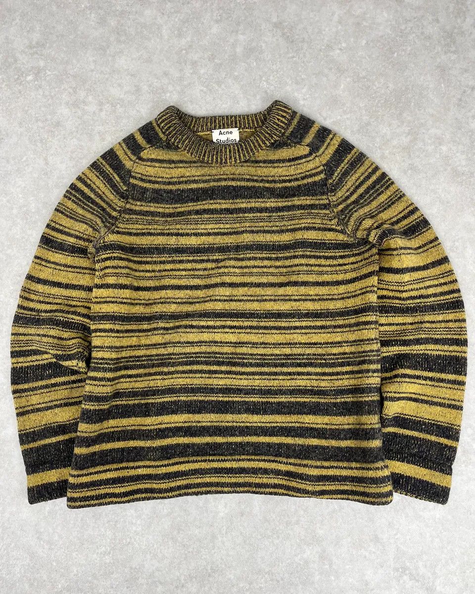 Acne Studios AW2016 Acne Studios Yellow Striped Sweater Size US M / EU 48-50 / 2 - 1 Thumbnail