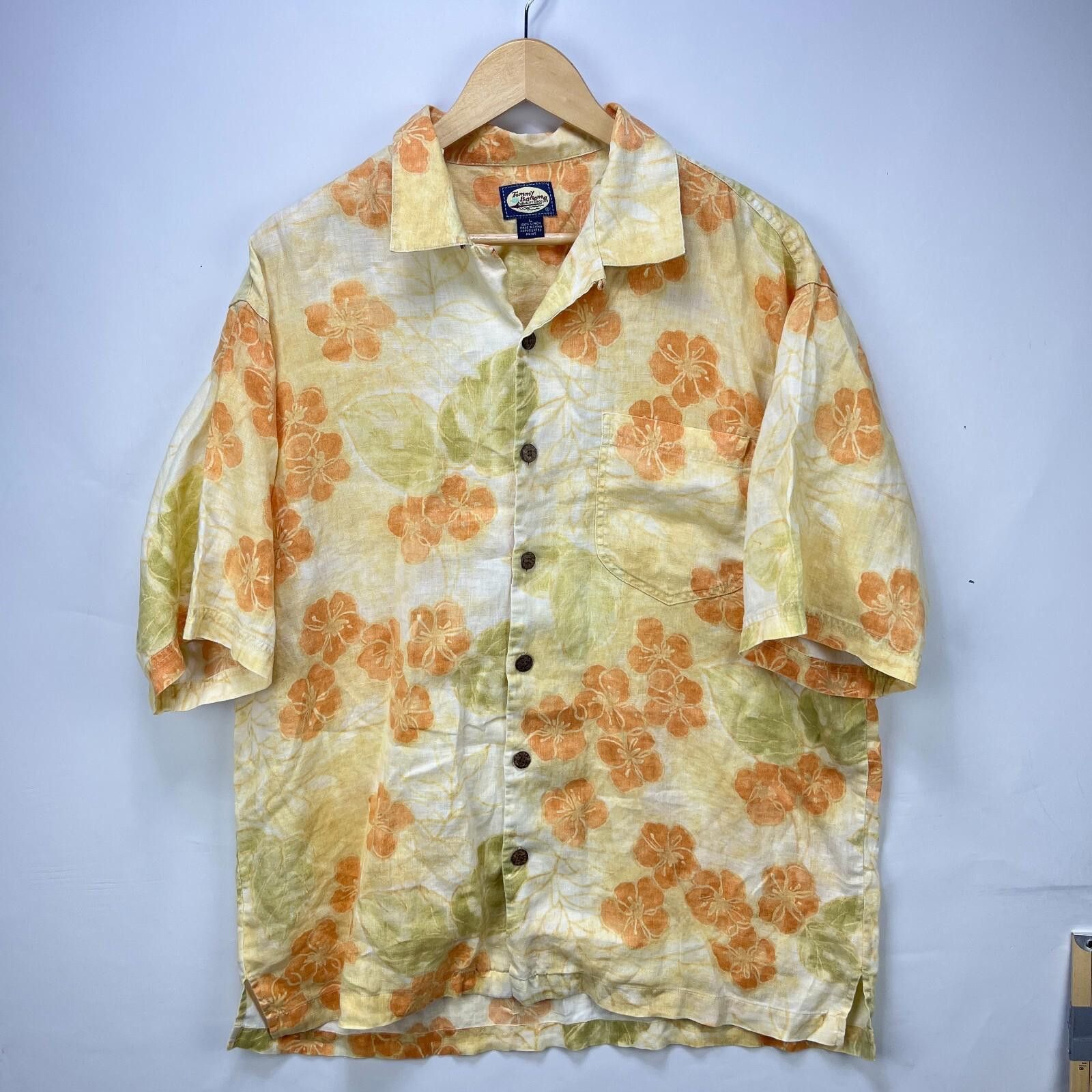 Tommy Bahama Vintage Tommy Bahama Hawaiian Flower Button Up Shirt Large Size US L / EU 52-54 / 3 - 1 Thumbnail
