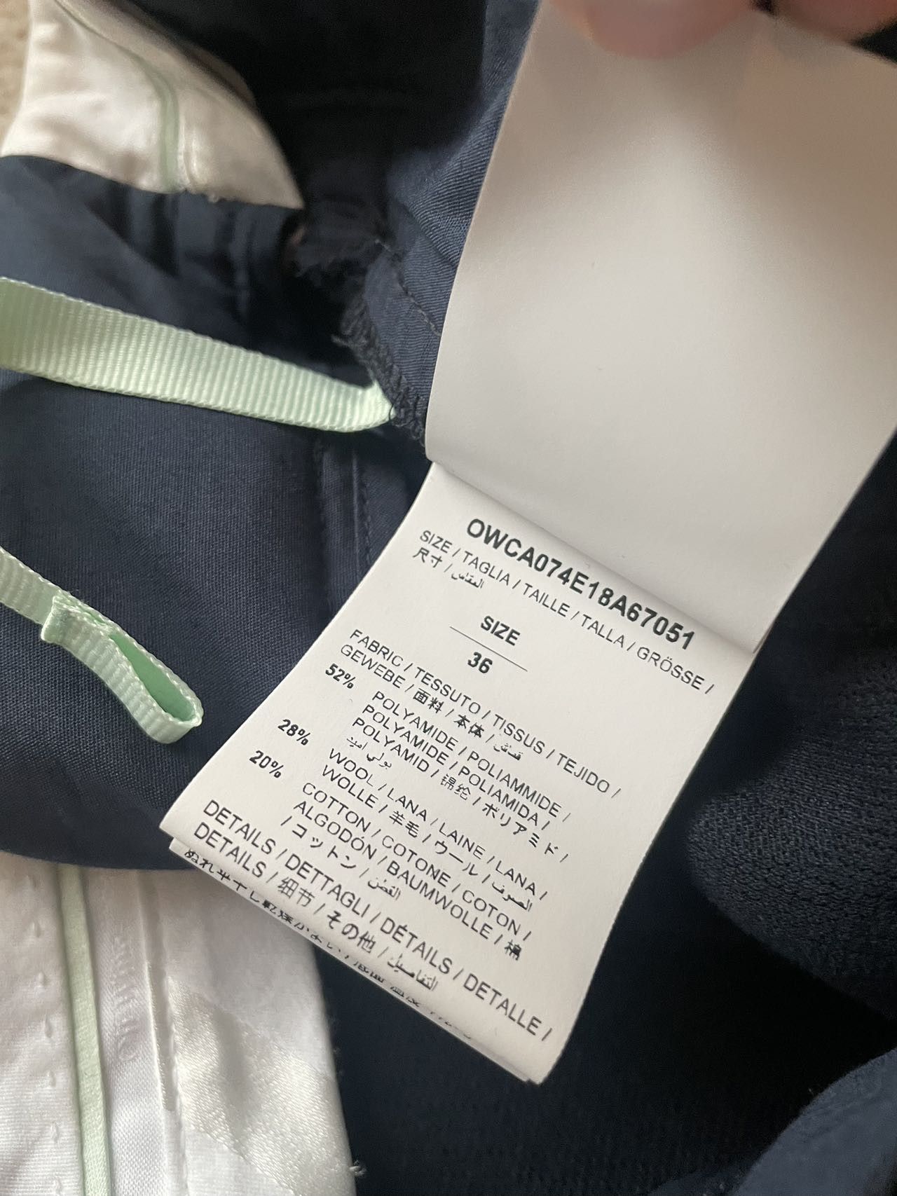Off-White Off-White Cropped Side Stripe Trousers Size 25" / US 0 / IT 36 - 10 Thumbnail