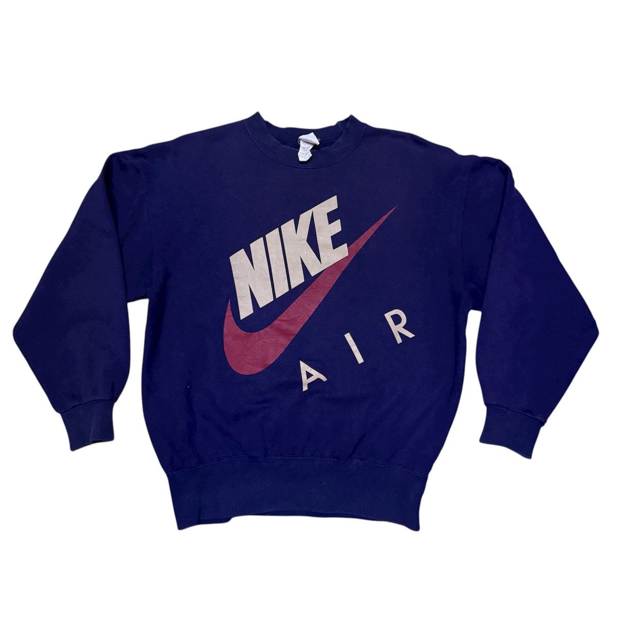 Nike Vintage Nike Air Big Logo Big Logo Grey Tag Size US M / EU 48-50 / 2 - 1 Thumbnail