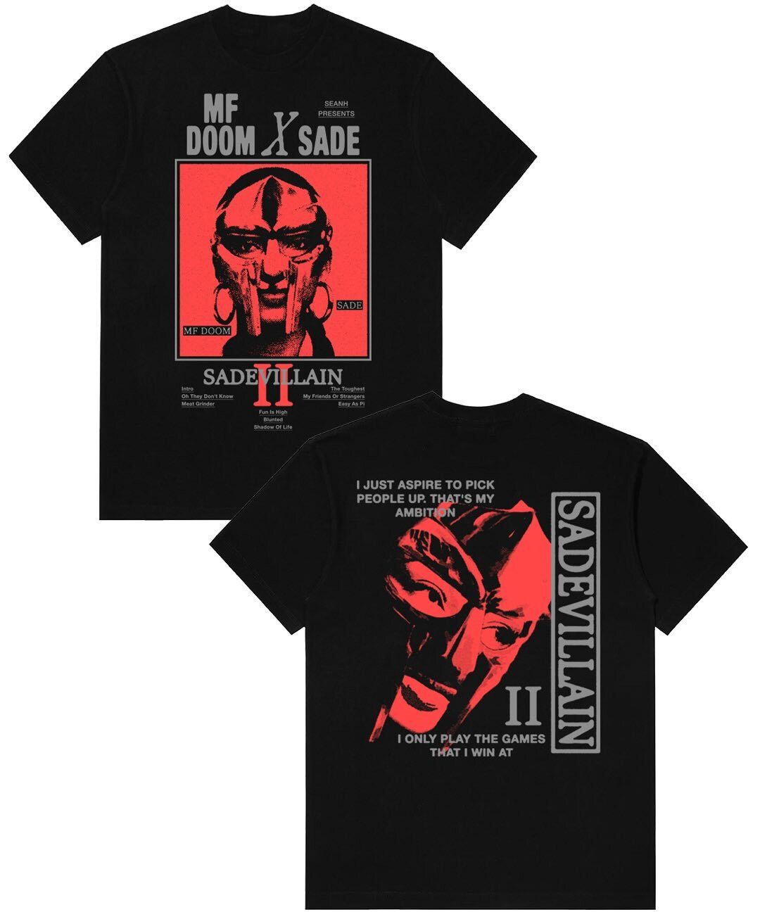Rap Tees MF Doom X Sade - Sade Villain Size US L / EU 52-54 / 3 - 2 Thumbnail