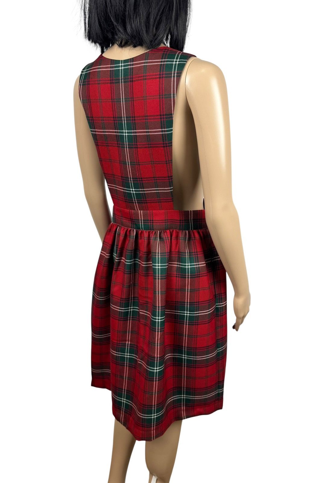Comme des Garcons SHIRT Comme des Garcons Shirt Plaid Wool Dress Pinafore size XS Size XS / US 0-2 / IT 36-38 - 7 Thumbnail