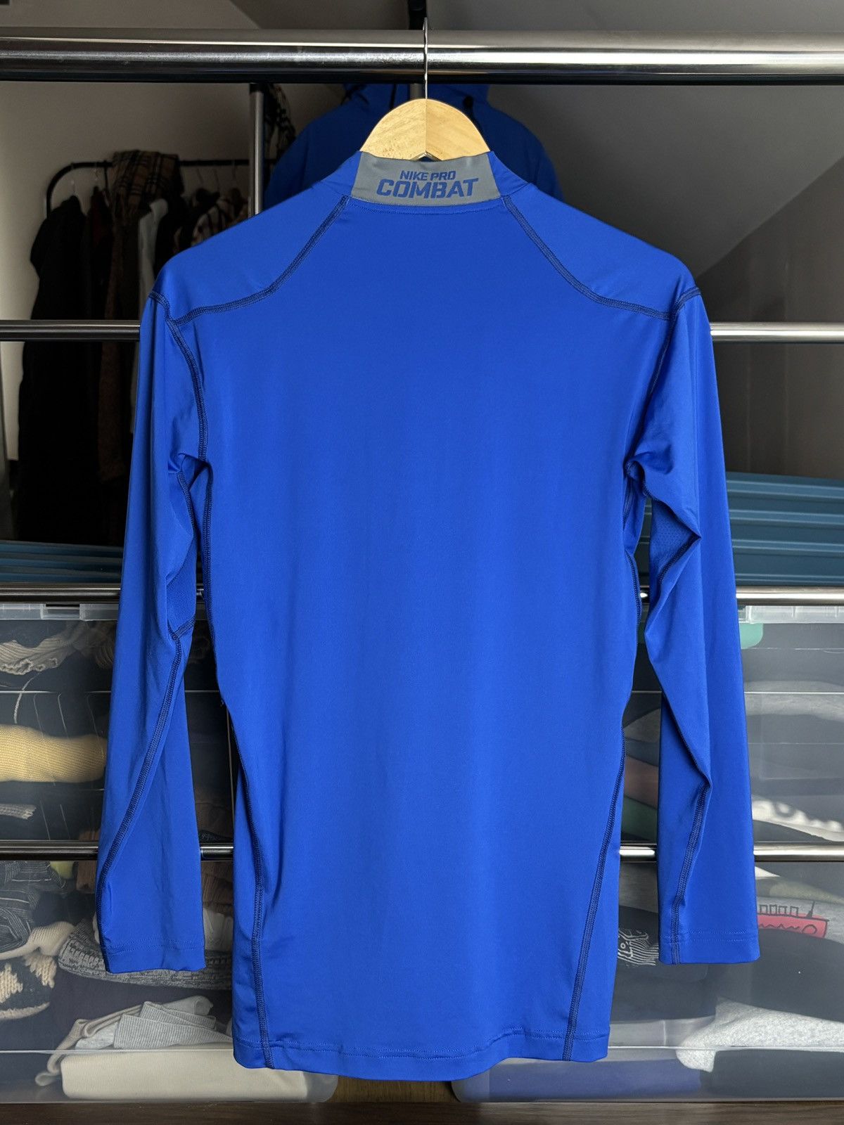 Nike Nike Pro Combat Dri-Fit Long Sleeve T-Shirt Size US L / EU 52-54 / 3 - 3 Thumbnail