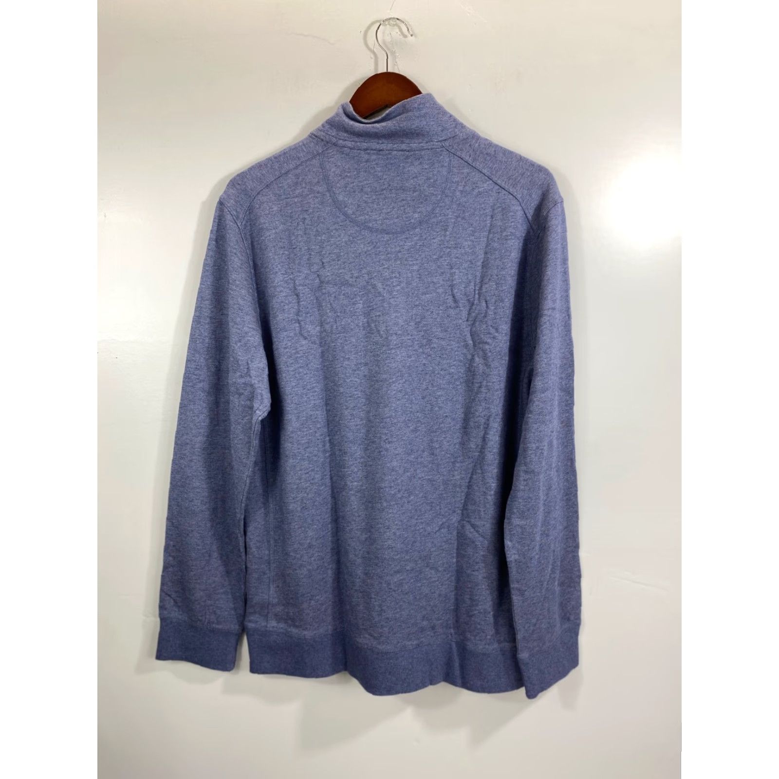 English Laundry English Laundry Sweatshirt Women Purple L 1/4 Zip Long Sleeve Turtleneck Cotton Blend Activewear Regular Size Type Sweatshirt Size L / US 10 / IT 46 - 2 Thumbnail