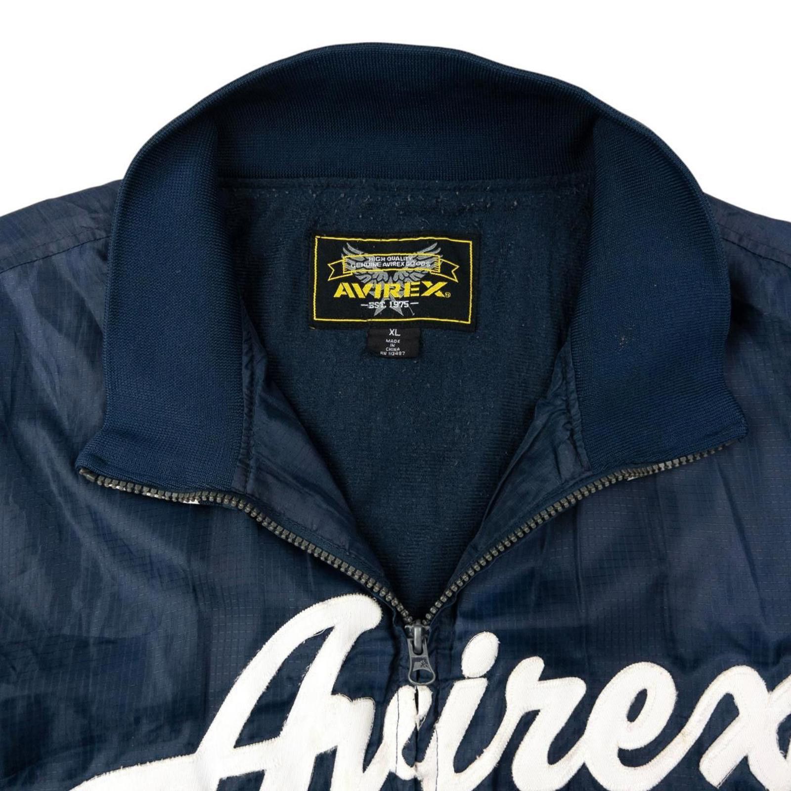 Avirex Vintage AVIREX Zip Up Varsity Jacket Size XL Size US XL / EU 56 / 4 - 4 Thumbnail