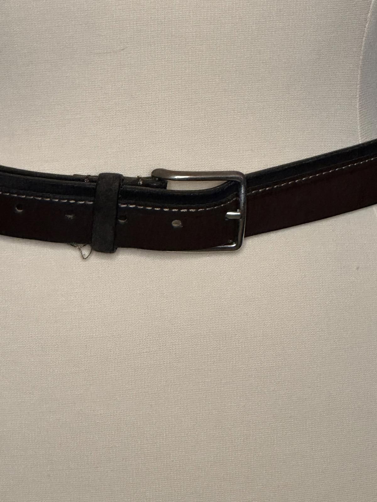 Massimo Dutti Massimo Dutti two-tone leather and suede belt Size 38 Size 38 - 2 Thumbnail