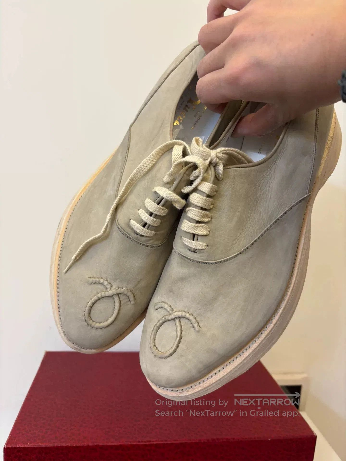 Other Le Yucca's Distressed Thick Sole Leather Shoes. Size US 10 / EU 43 - 5 Thumbnail