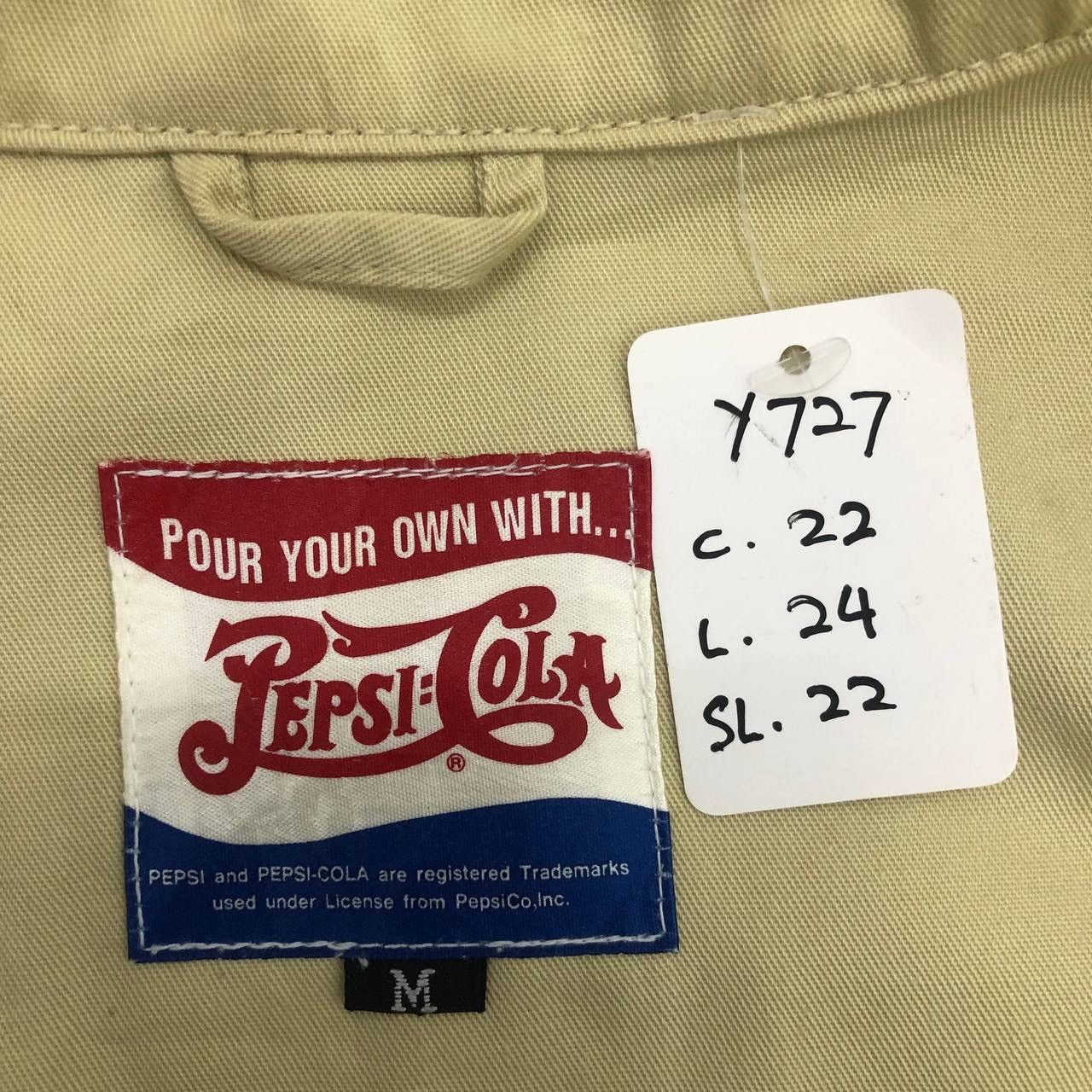 Coca Cola × Pepsi Y727. VTG PEPSICOLA WORWEAR JACKET M Size US M / EU 48-50 / 2 - 12 Thumbnail