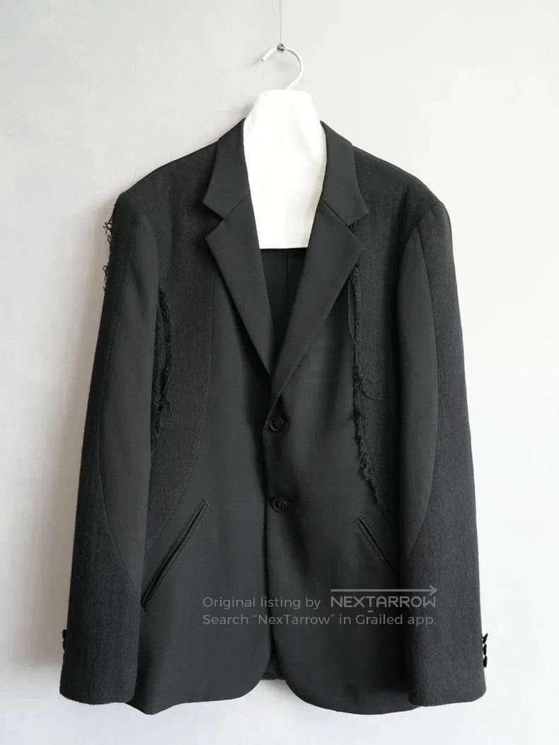 Yohji Yamamoto Yohji Yamamoto Knitted Patchwork Jacket. Size US M / EU 48-50 / 2 - 1 Thumbnail