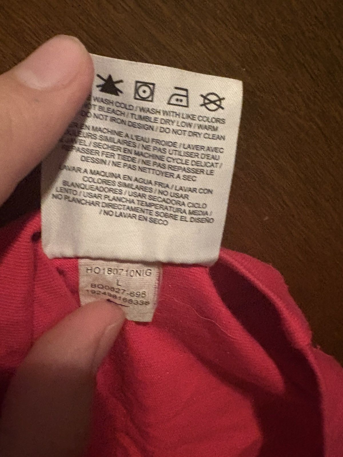 Nike × Off-White Nike Off White Pink Shirt Large lightly worn Virgil Size US L / EU 52-54 / 3 - 6 Thumbnail