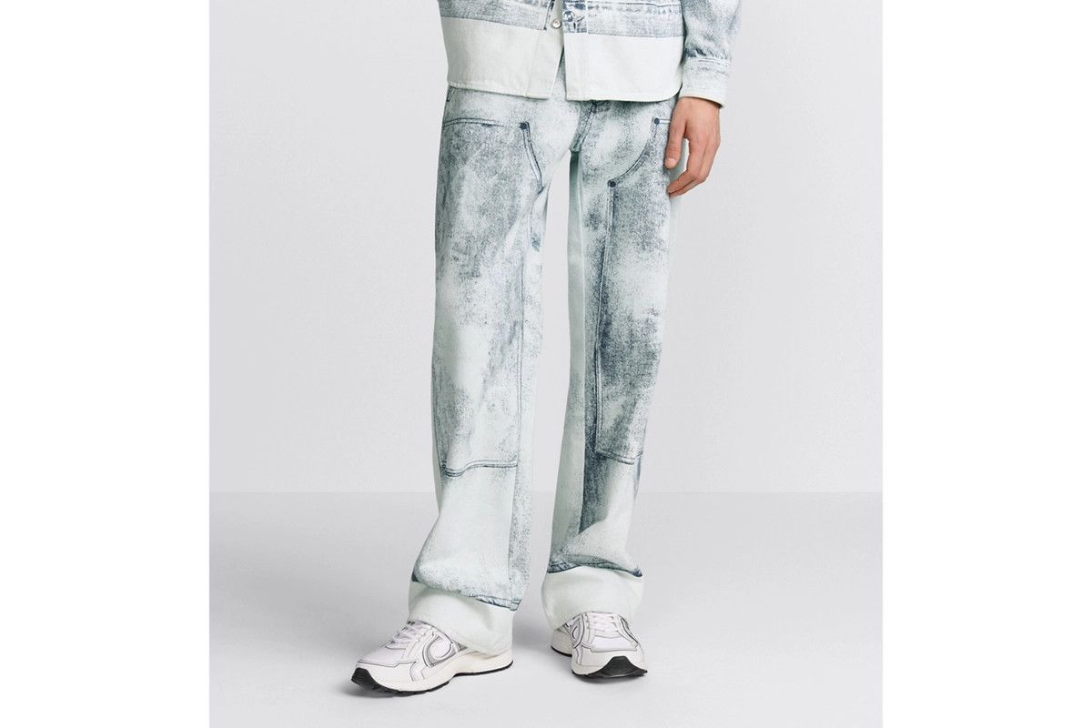 Dior o1bcso1str0326 Capenter-Effect Heritage Jeans in Blue Size US 30 / EU 46 - 5 Thumbnail