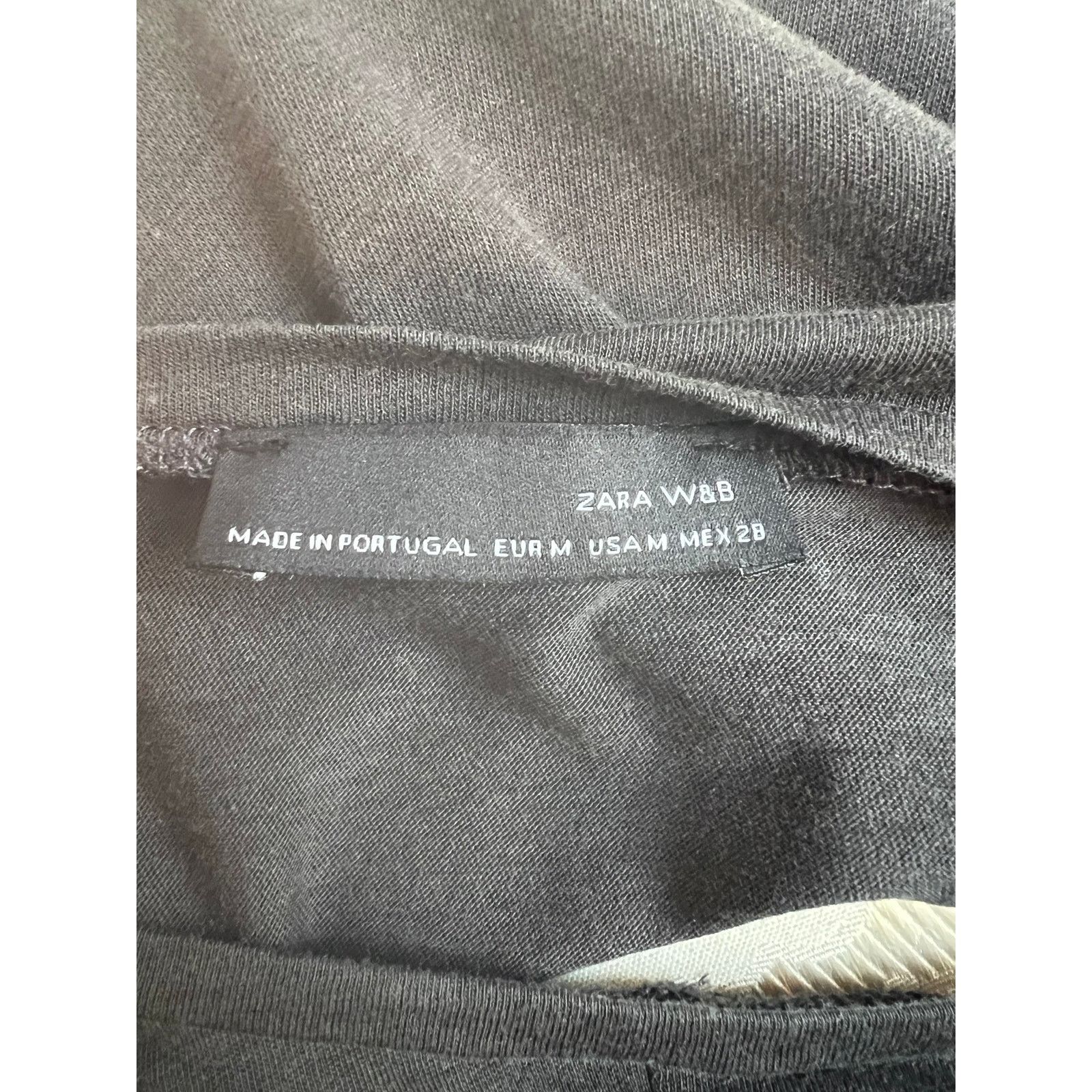 Zara Zara Women’s Long Sleeve Basic Gray Tunic Medium Size M / US 6-8 / IT 42-44 - 7 Thumbnail
