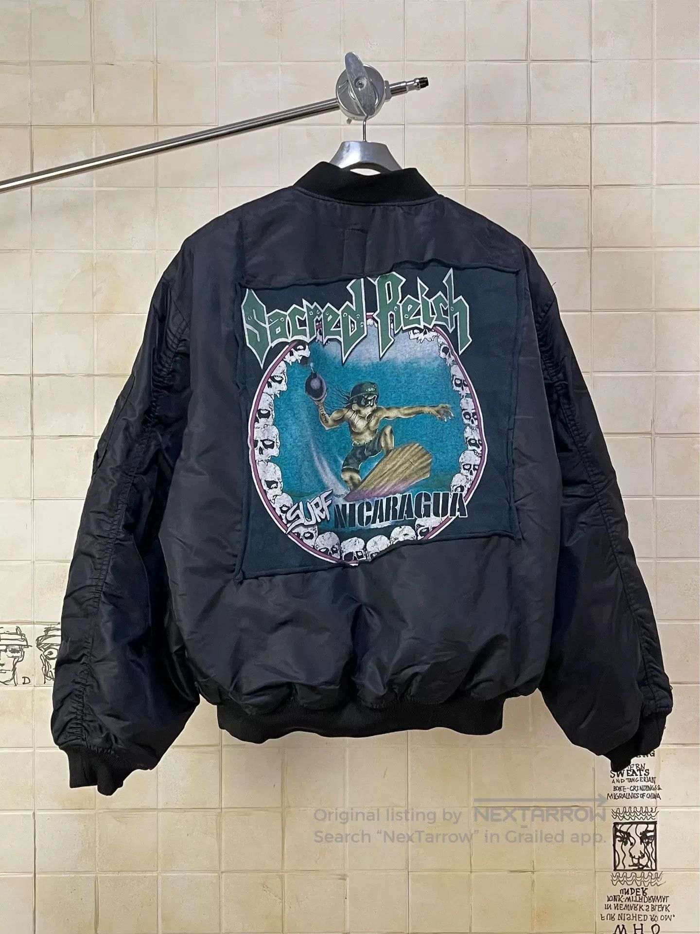 Vintage Coucoubebe MA-1 Bomber Jacket. Size US M / EU 48-50 / 2 - 2 Thumbnail