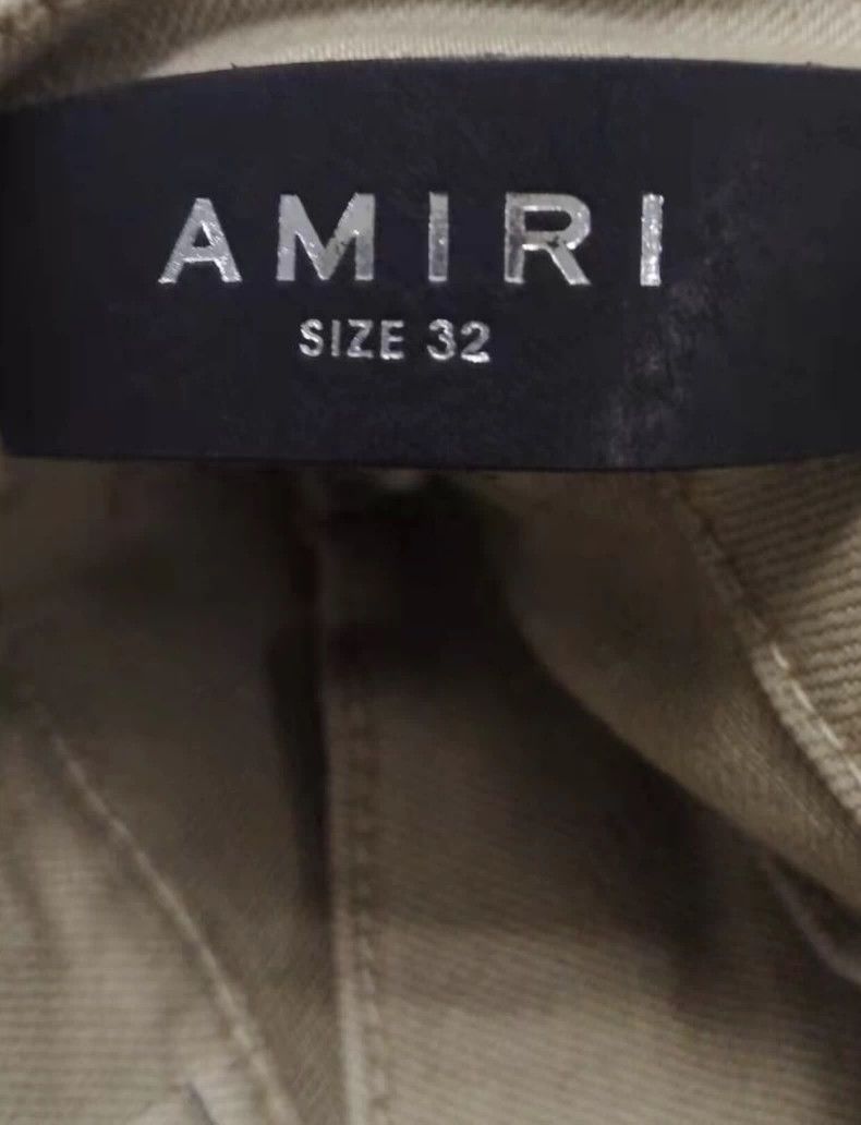 Amiri Amiri khaki patchwork jeans Size US 32 / EU 48 - 2 Thumbnail