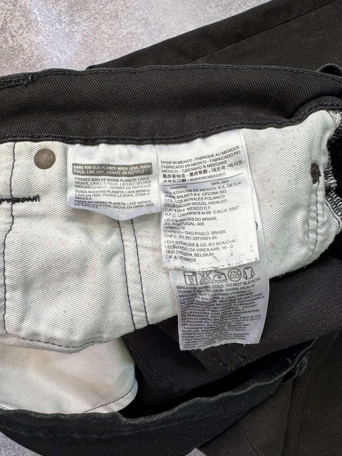 Levi's × Vintage Levi’s 522 Vintage Slim Fit Back Jeans Size 34x30 Size US 34 / EU 50 - 10 Thumbnail